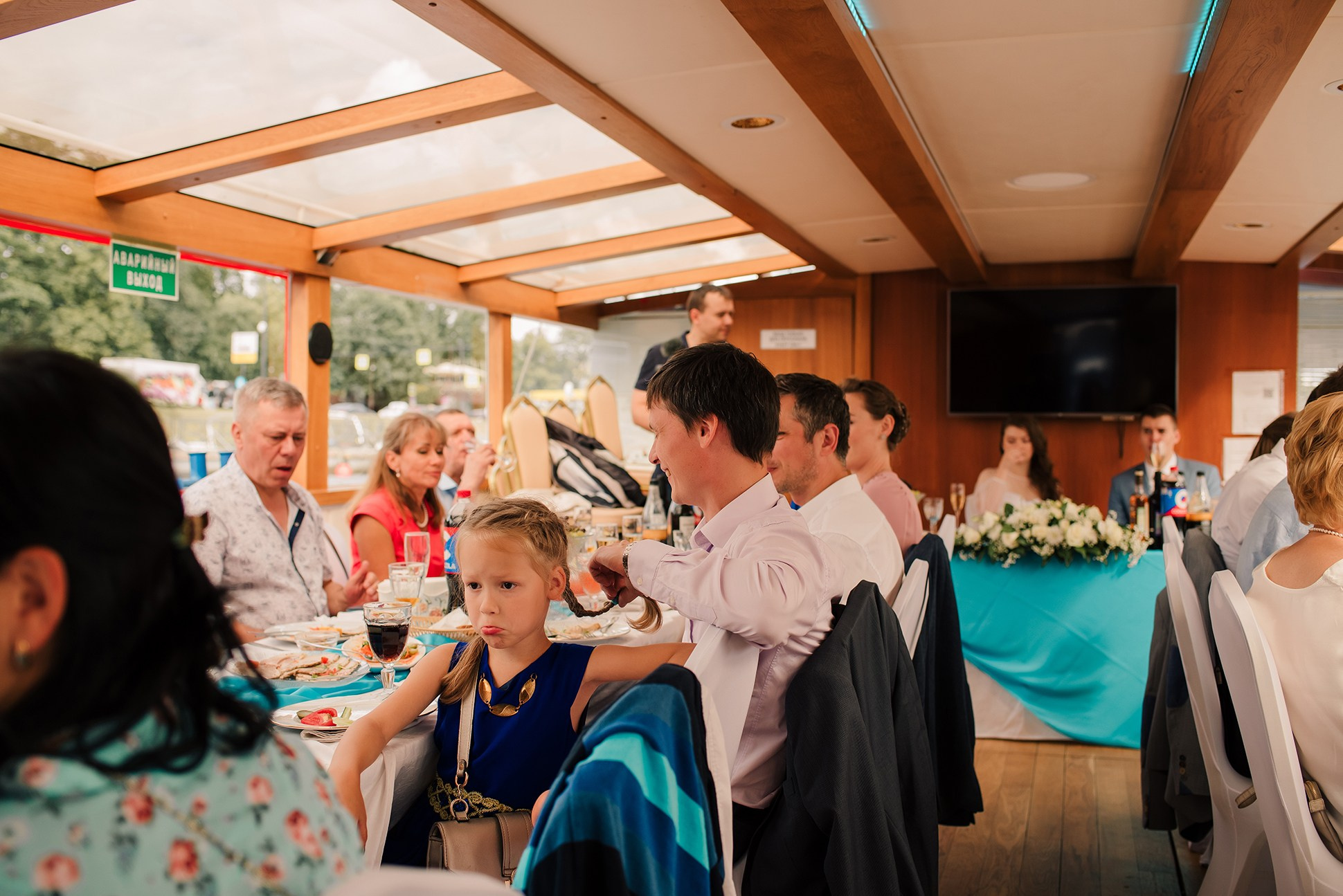 Юля и Андрей. Банкет на воде. Семейный и Свадебный фотограф. Санкт-Петербург. Пушкин