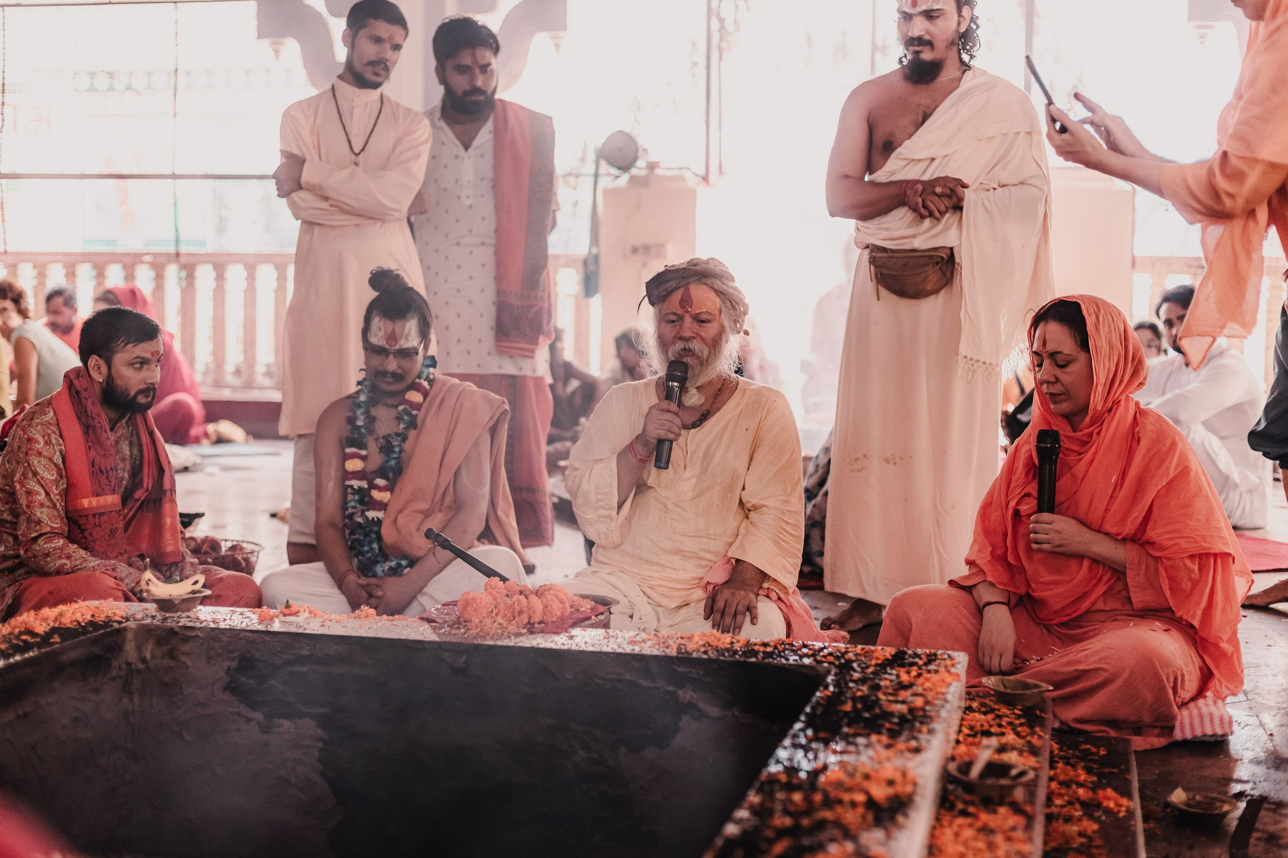 Navaratri yajna at Devraha Baba Ji ashram. Мариам Багдасарян