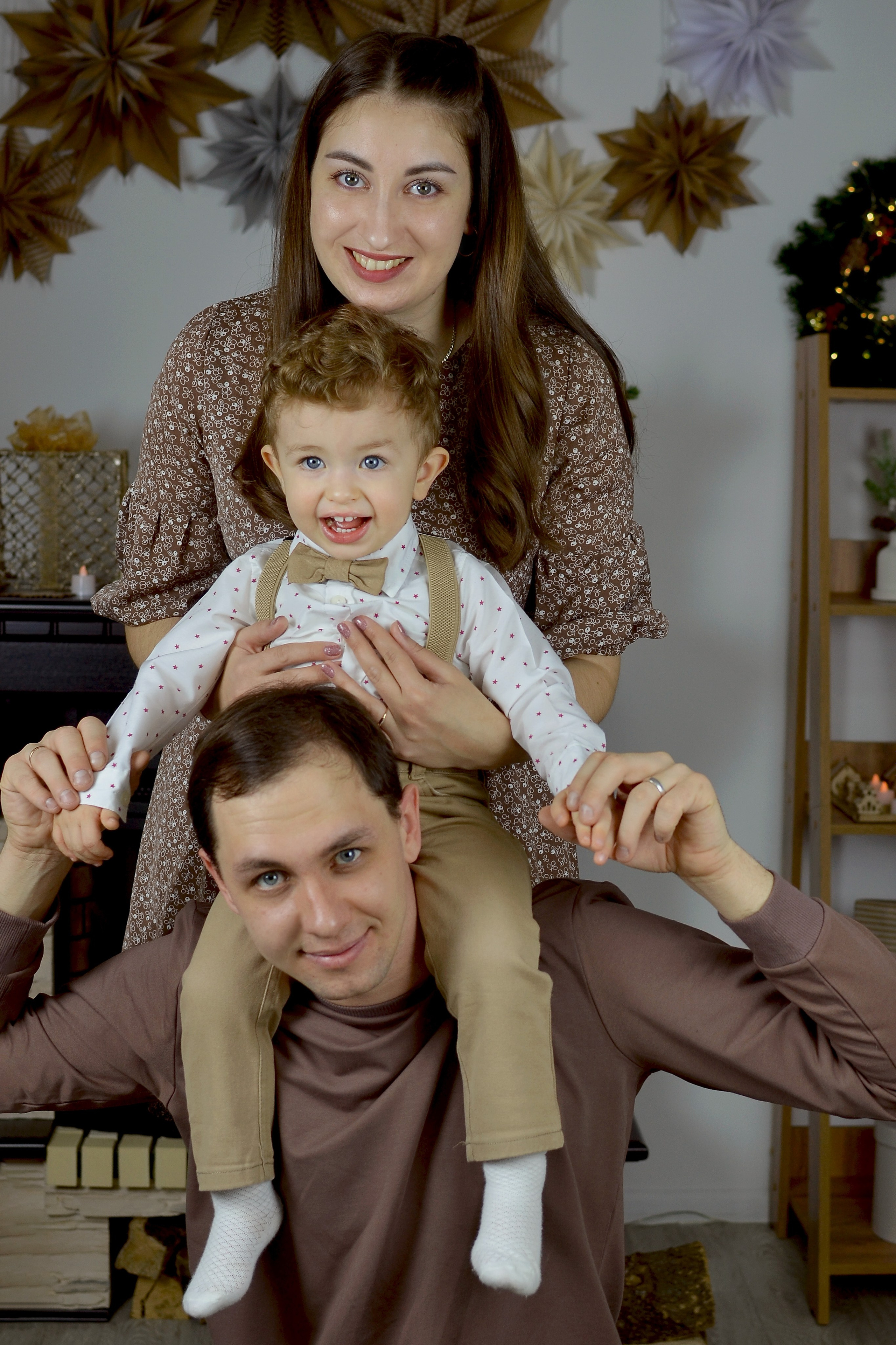 Озорная Новогодняя фотосессия. Семейный и детский фотограф в городе Грязи Олеся Огурцова