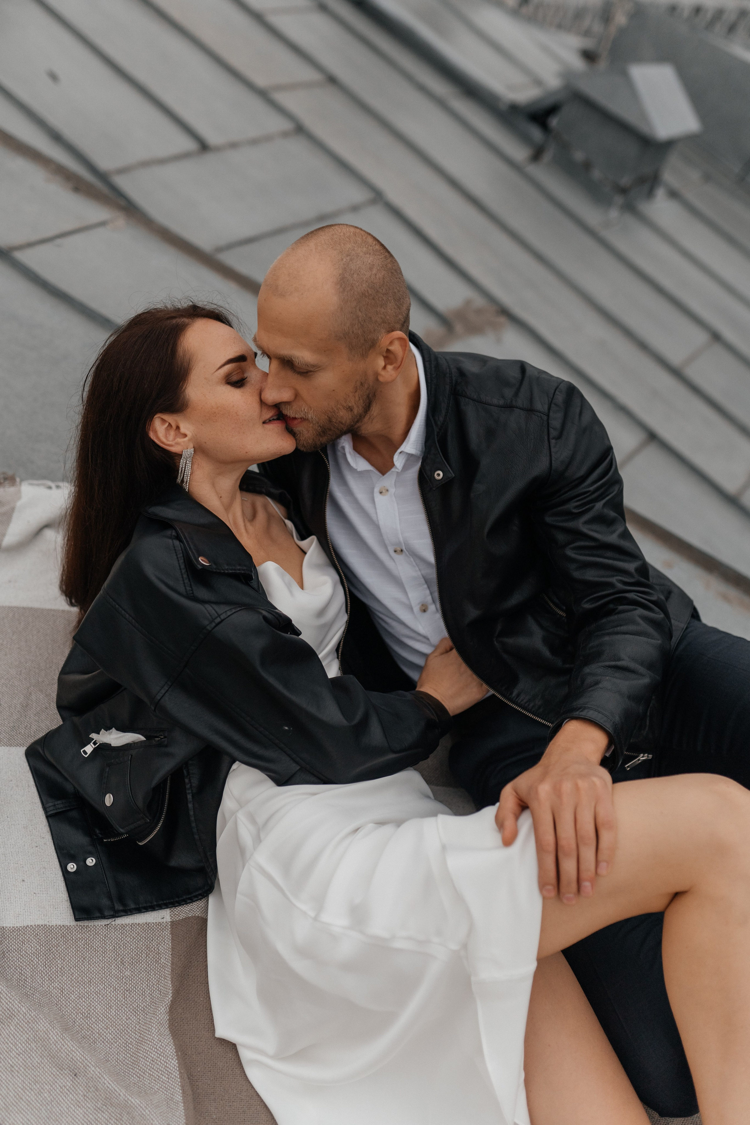 Свадебная прогулка «На крыше». Семейный и свадебный фотограф в Москве Виктория Махова