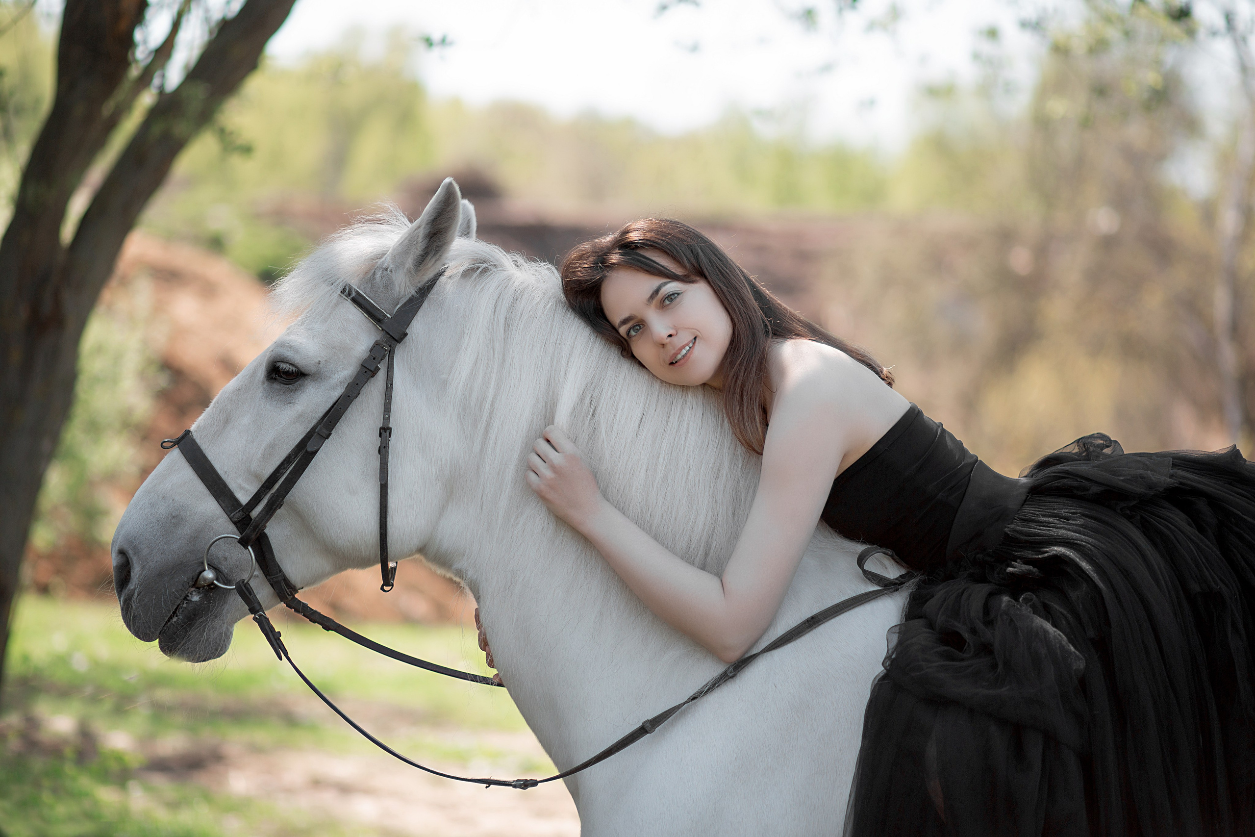 Фотосессия Марии с Воробьем. Фотосессия с лошадьми в Нижнем Новгороде