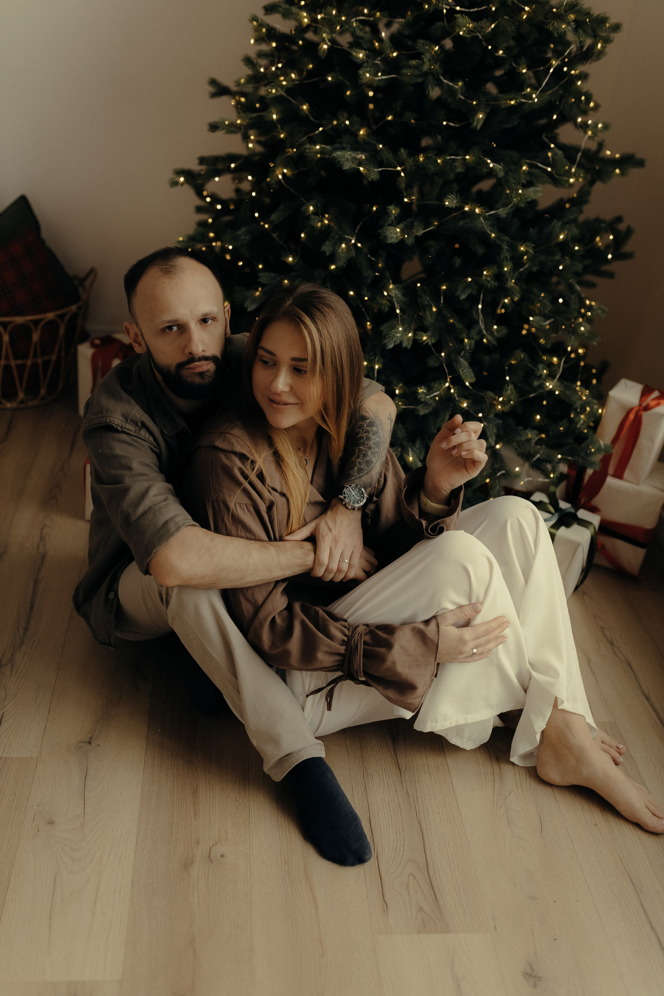 Семейная новогодняя фотосессия. Фотограф Санкт-Петербург Князева Елизавета