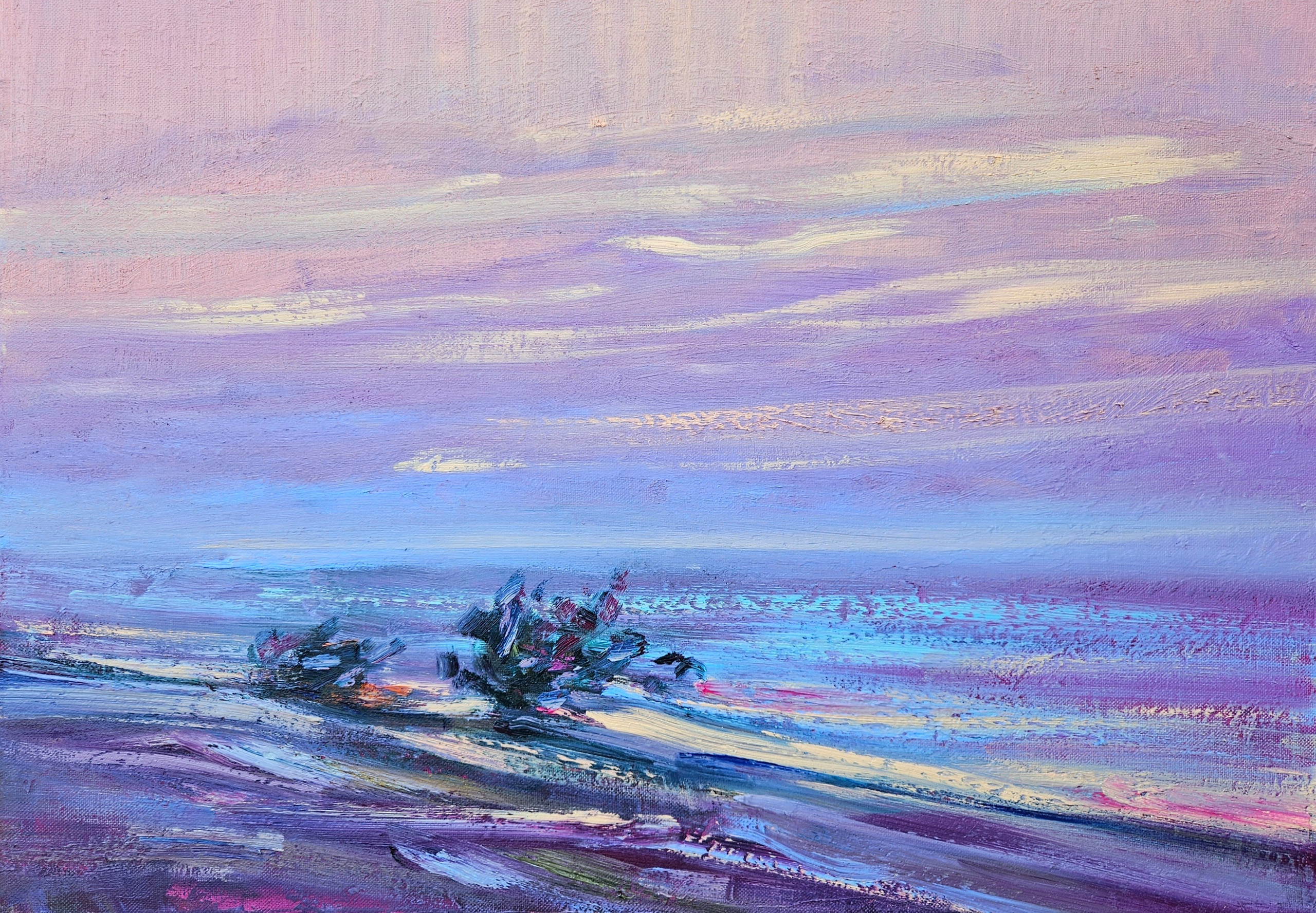 Морской пейзаж, вечер