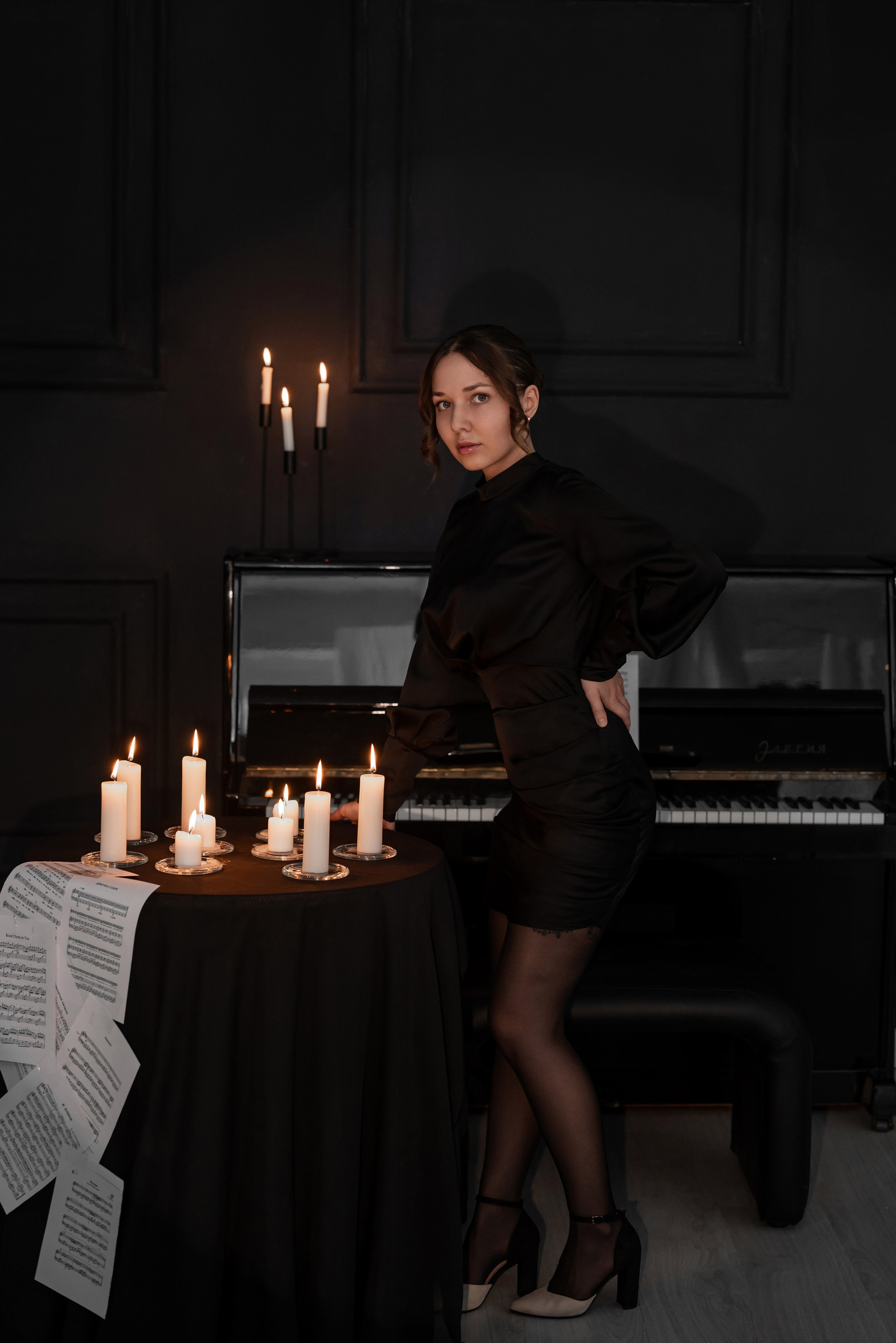 Фотопроект *Свечи и пианино*. Фотограф в городе Салават