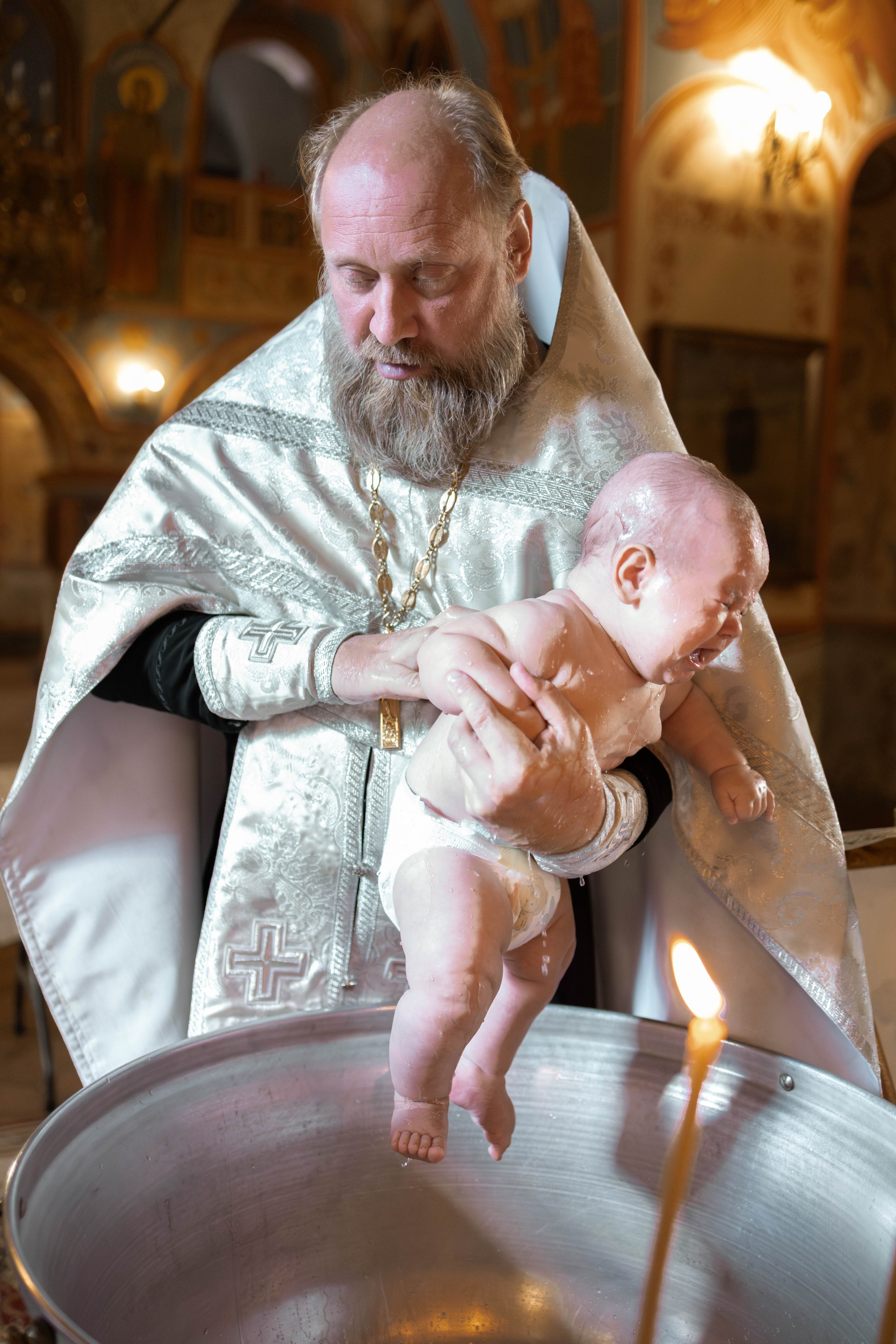 Таинство Крещения Евгения. Фотограф новорождённых Newborn Москва