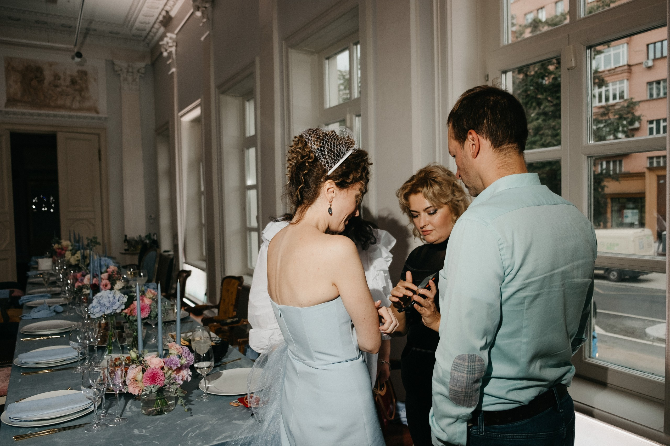 Хочу голубое платье. Свадебный фотограф Александра Тюлякова