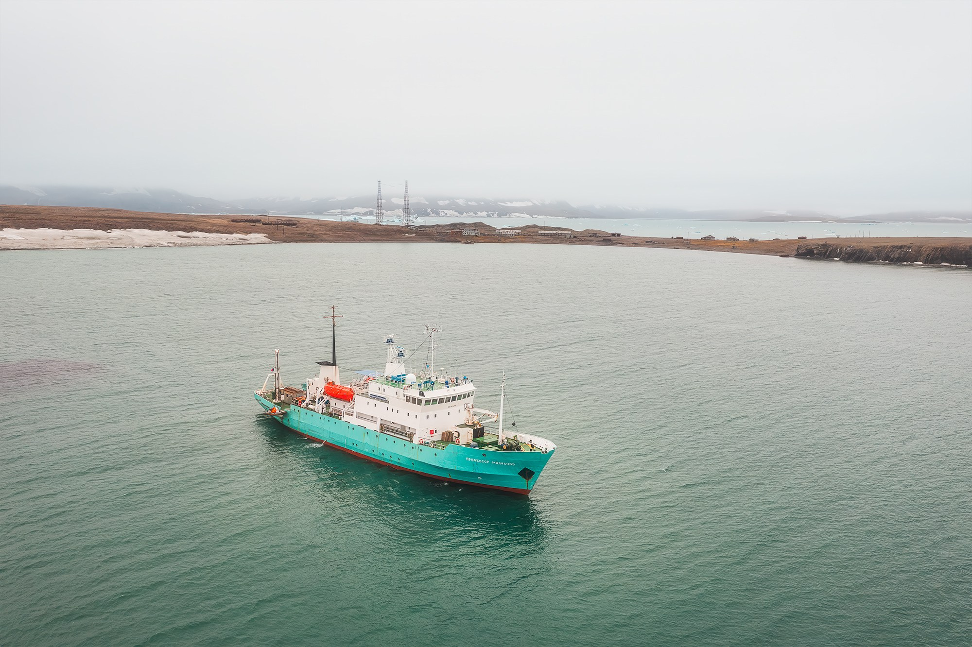 Русская гавань, полярная станция, архипелаг Новая Земля