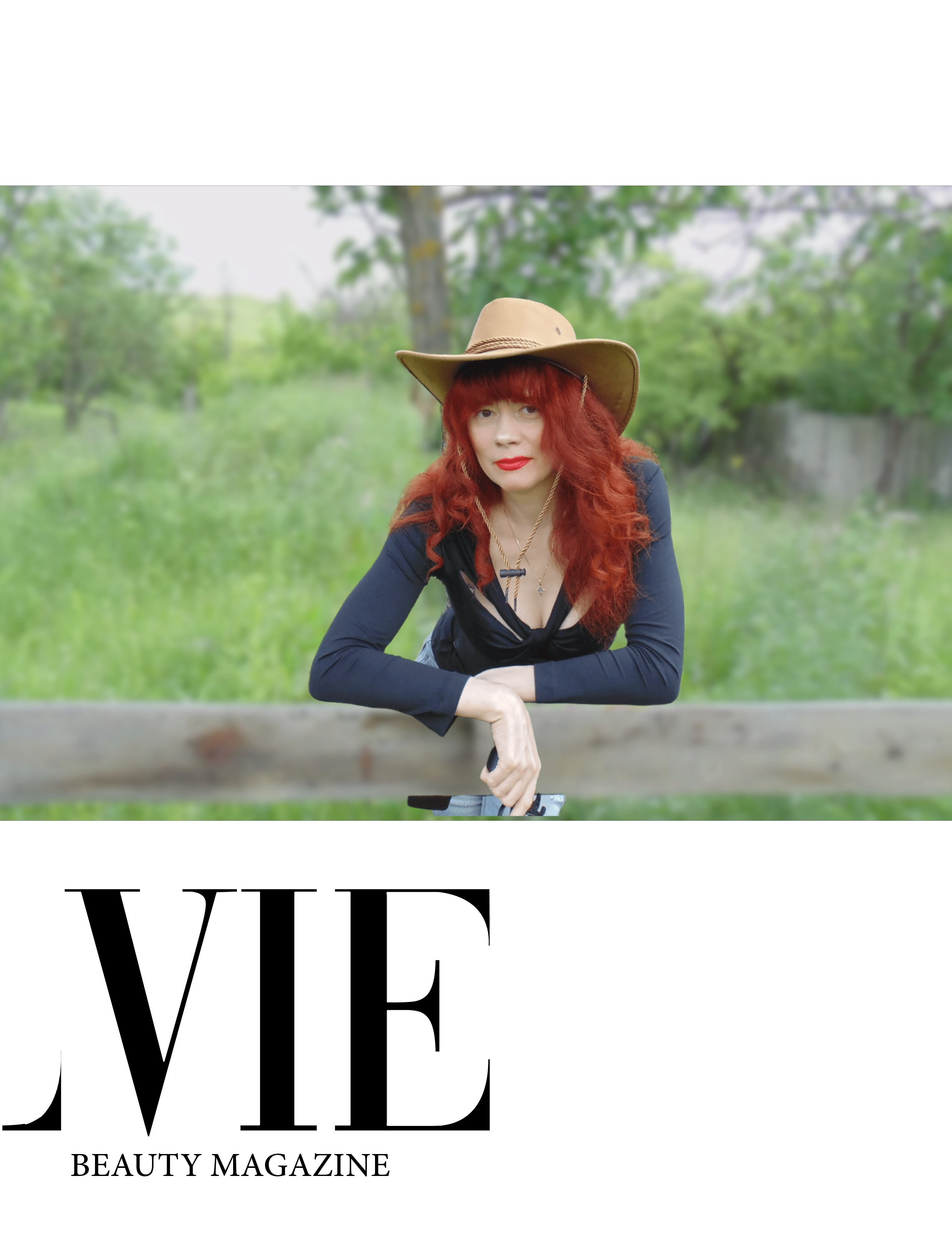 Model Malvie, French magazine. Светлана Фатьянова