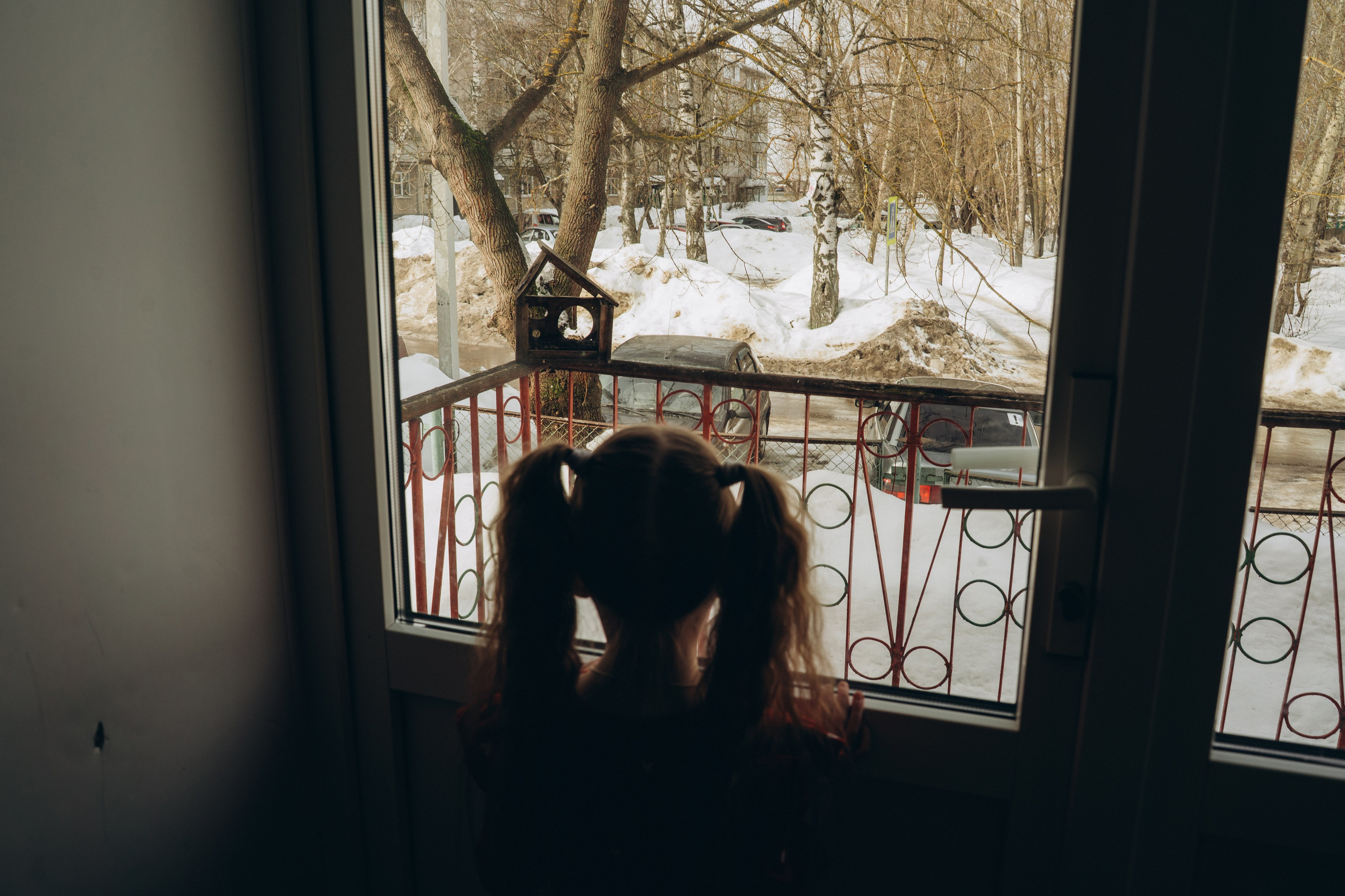 Репортаж в саду. Семейный фотограф • Домашние съемки в Нижнем Новгороде