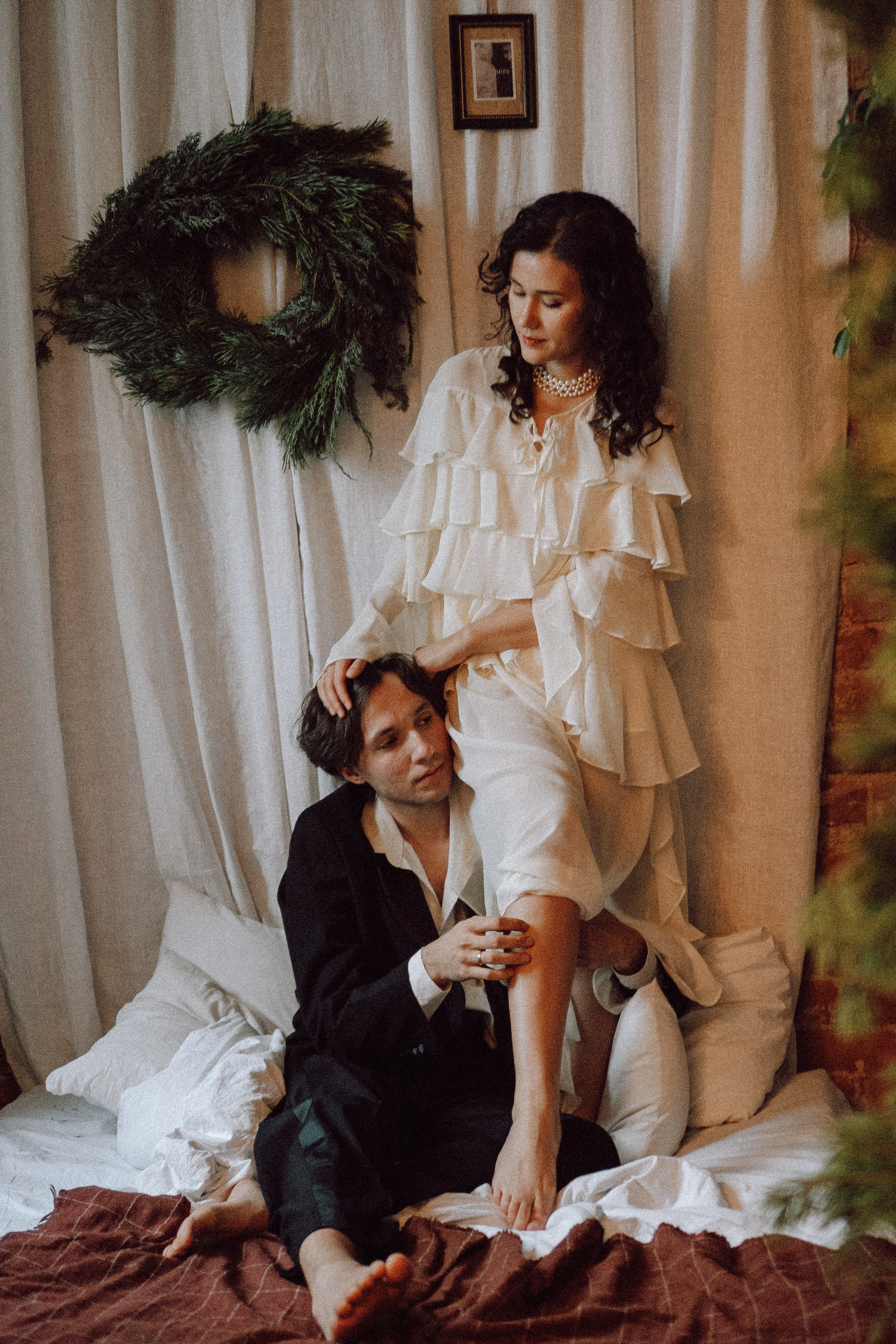 УТРО ЖЕНИХА И НЕВЕСТЫ В ФОТОСТУДИИ И ОСНОВНАЯ ФОТОСЕСИСИЯ ЗИМОЙ. Профессиональный фотограф, Санкт-Петербург — Виктория Богомолова