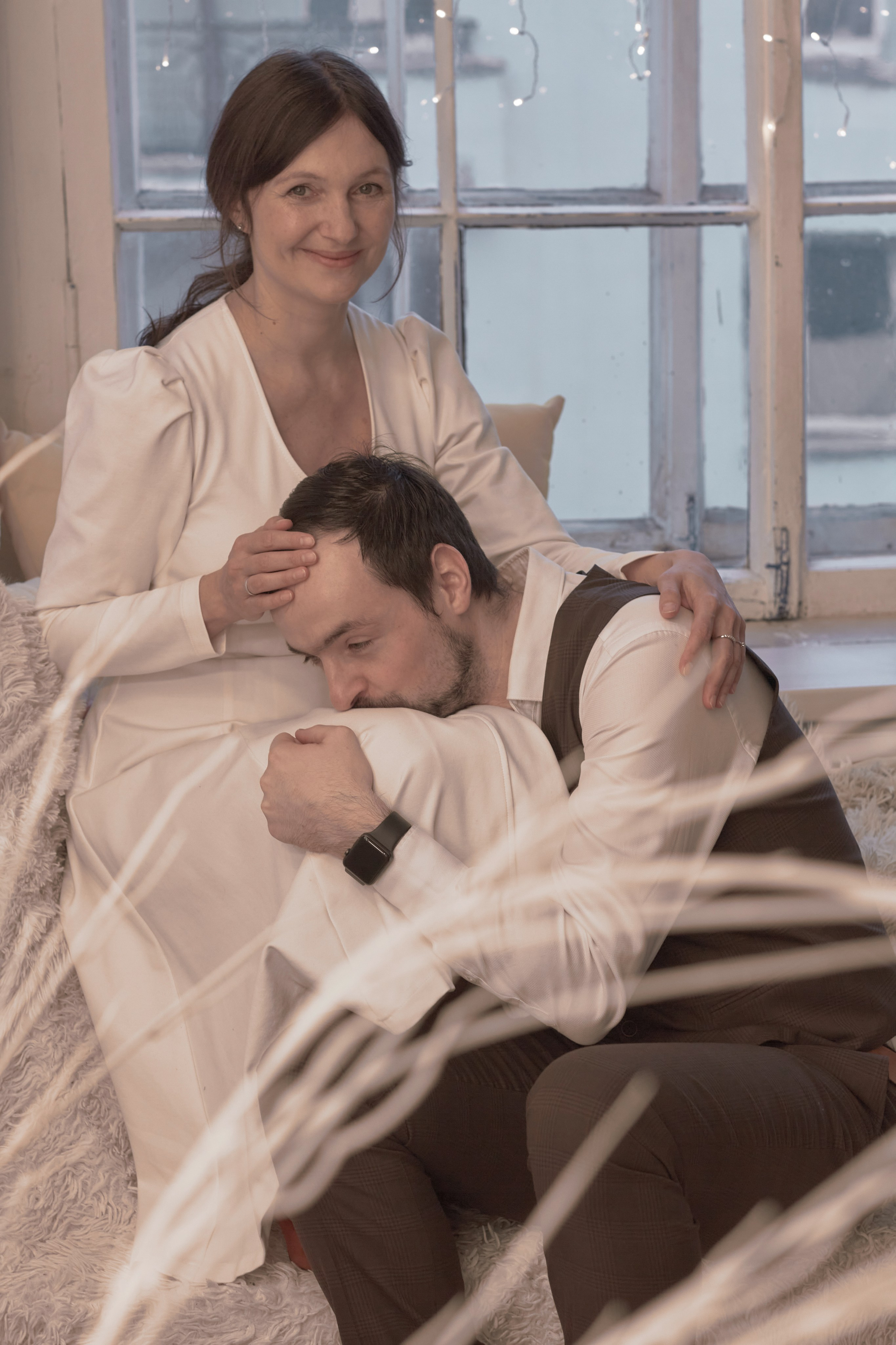 Семейная съёмка в студии. Свадебный, семейный и контент фотограф в Санкт- Петербурге Елена Грие