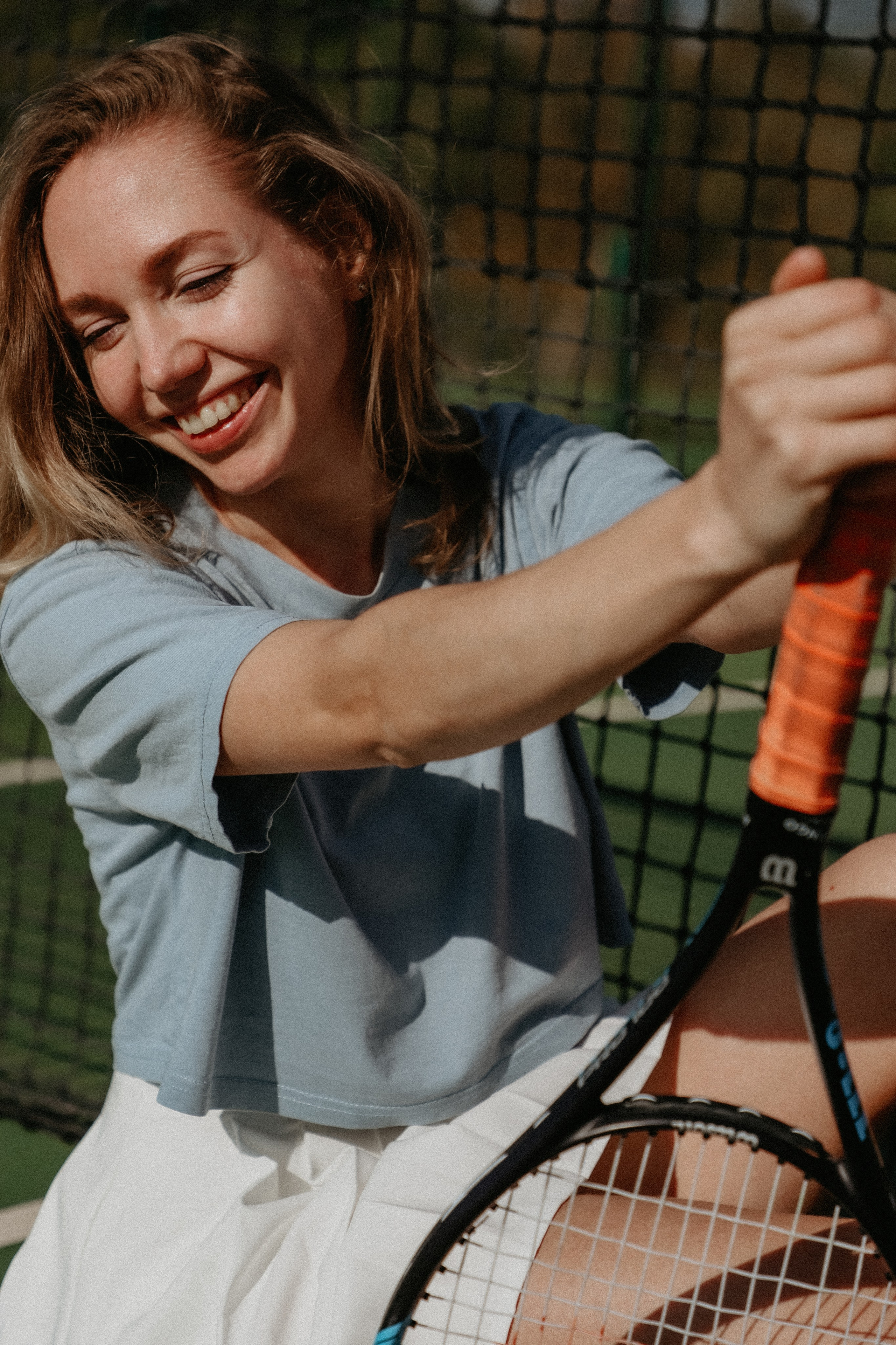 Фотосессия Марии на теннисном корте. Фотограф Иннополис Казань