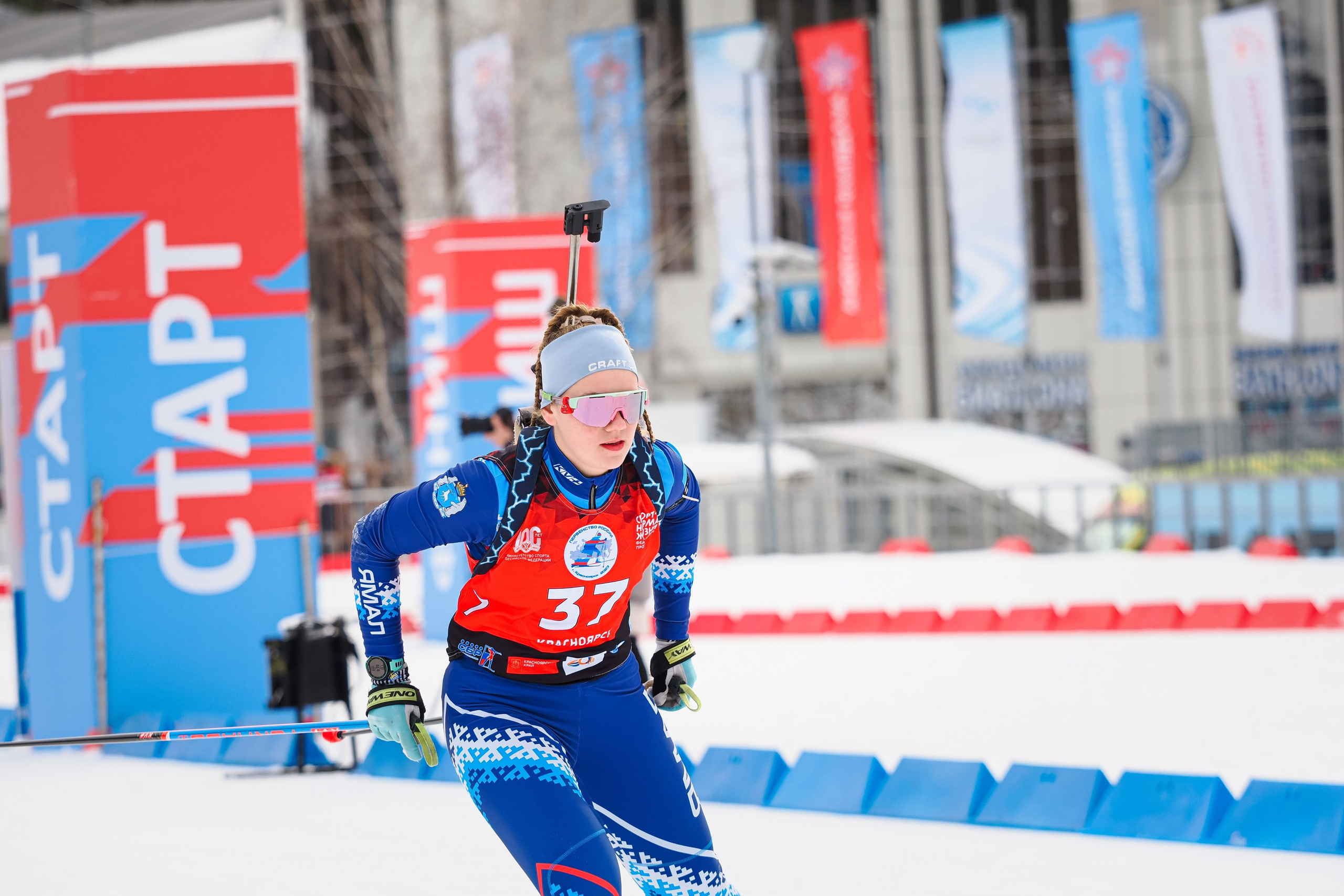 Биатлон / Первенство России. Репортажный фотограф Алексей Козьмин