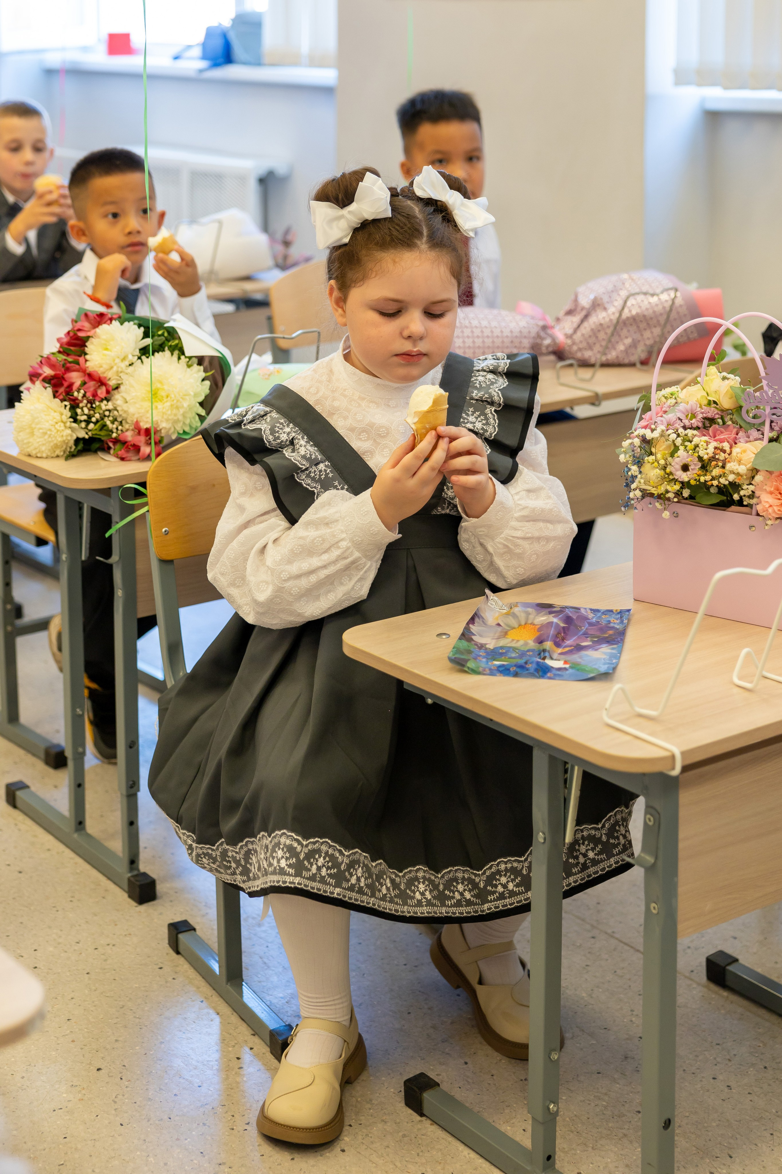 Первый раз в первый класс (репортажная съемка). Фотограф в Серпухове Наталья Руденко