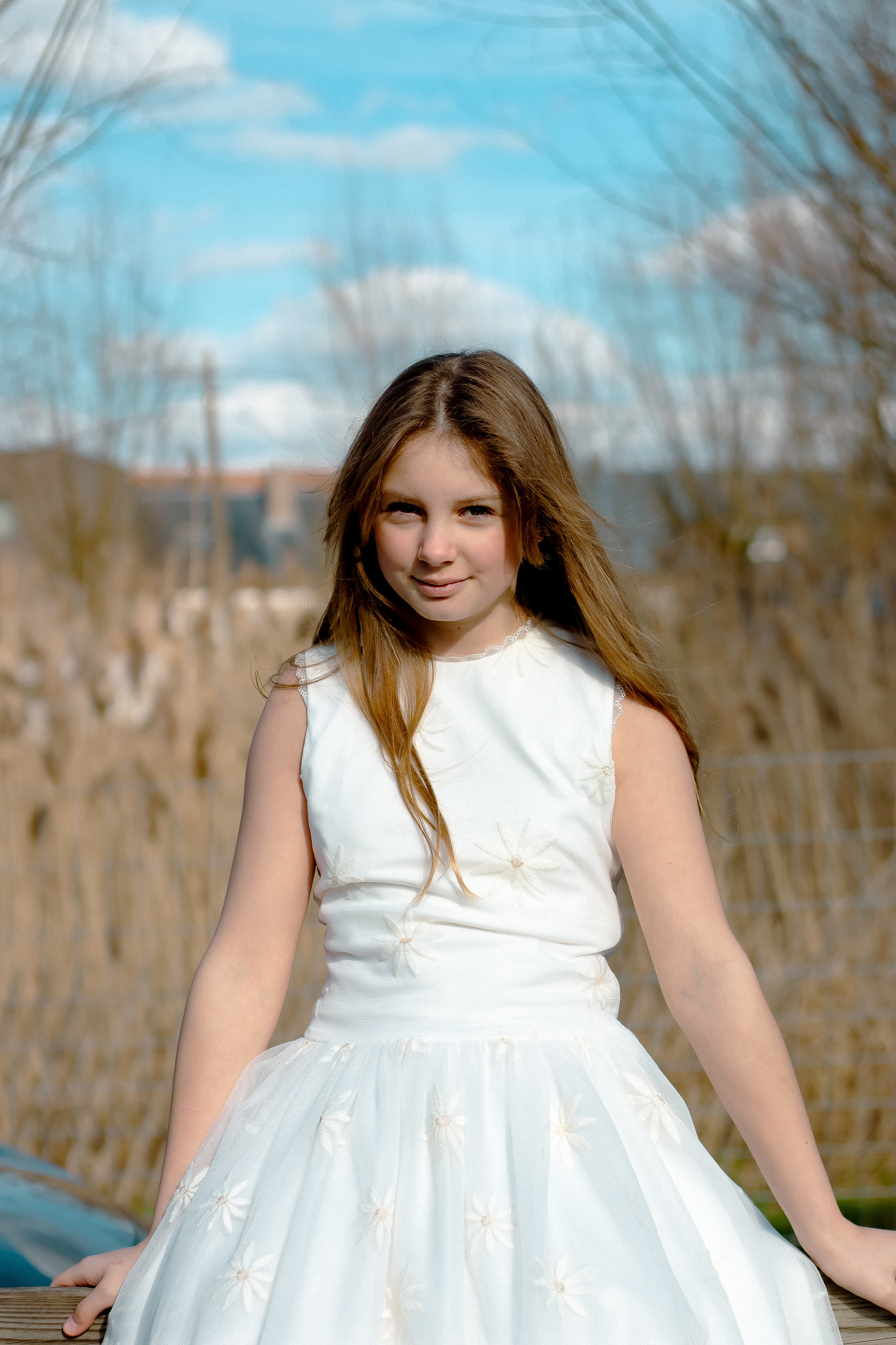 Communion of Axelle. Family, Children and Business photographer in Belgium