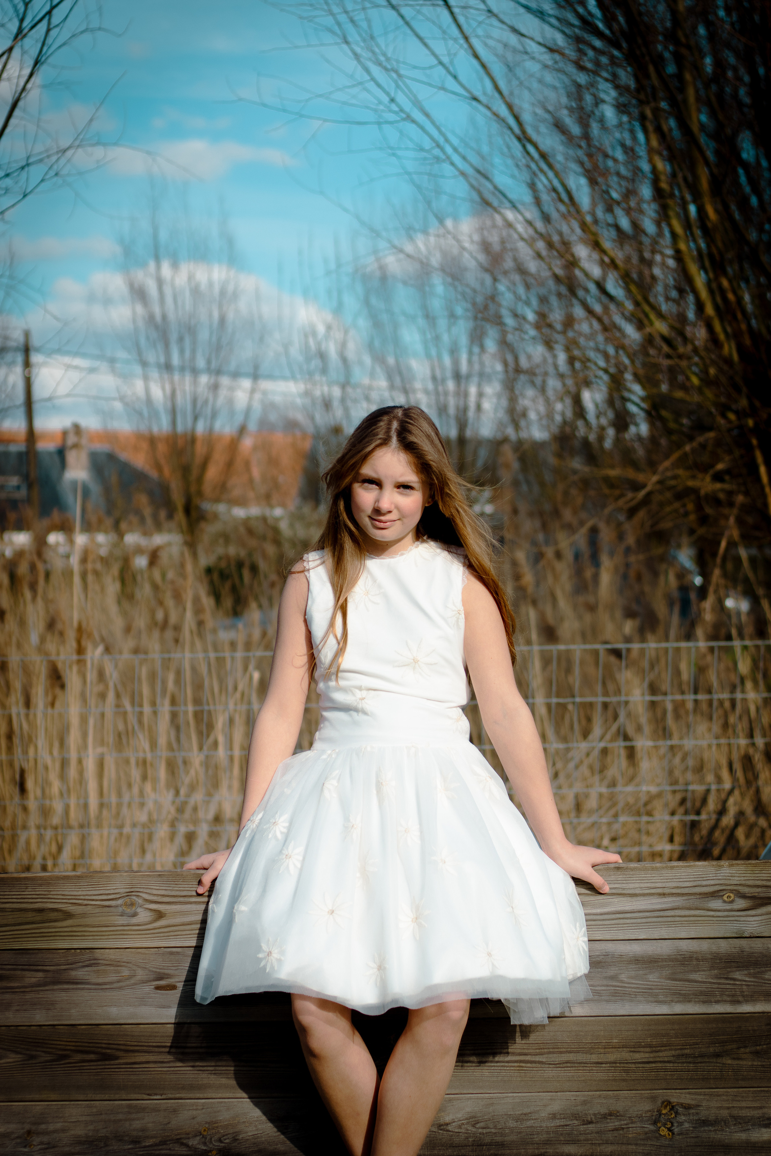 Communion of Axelle. Family, Children and Business photographer in Belgium