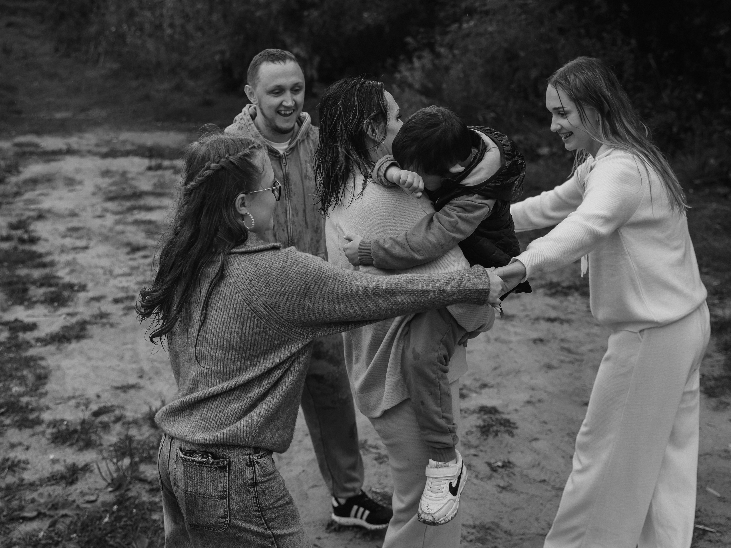 Под дождём. Мультифотограф Динара Ахмедзянова