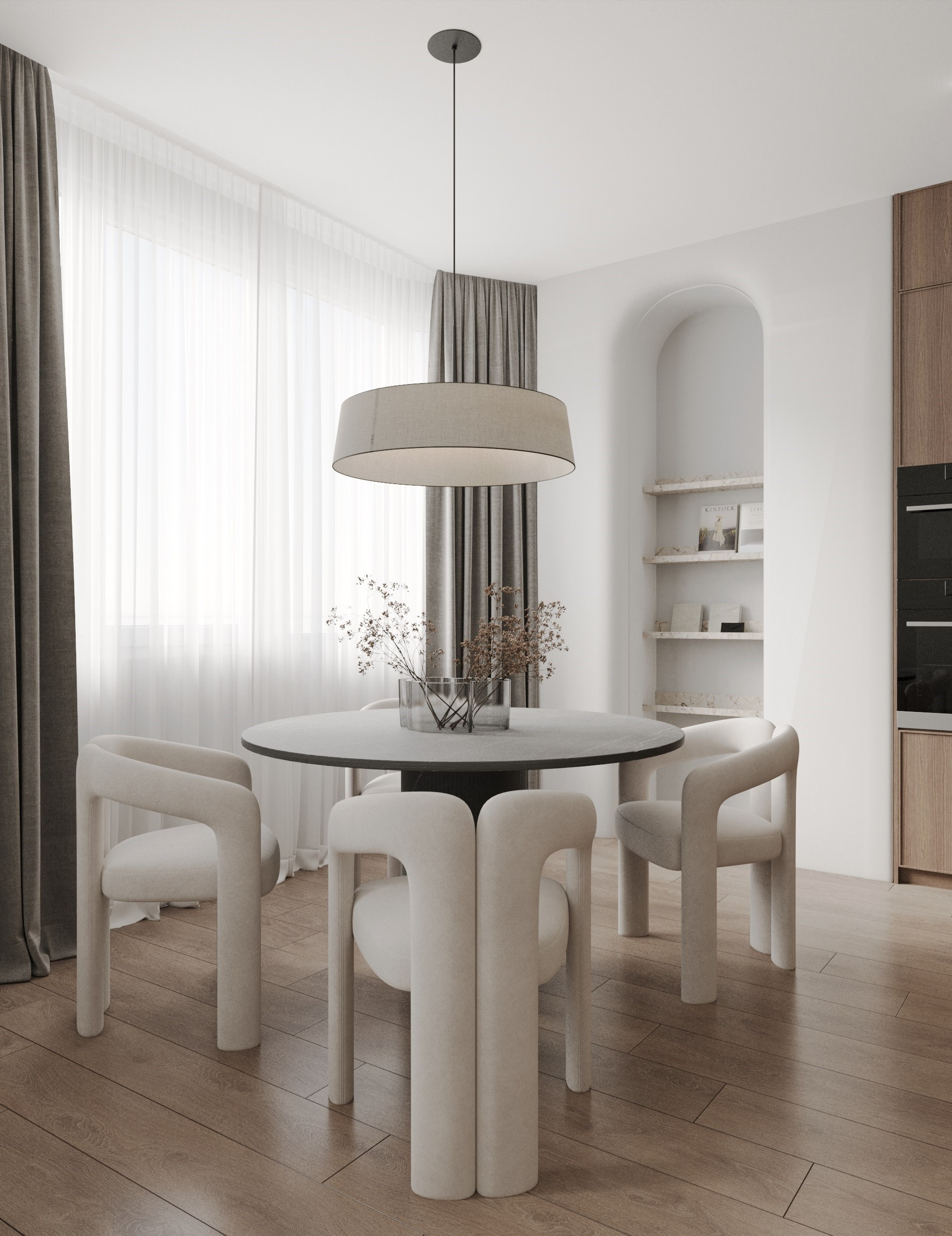 Дизайн-проект ЖК «Екатеринодар». Дизайн интерьеров, 3D визуализации