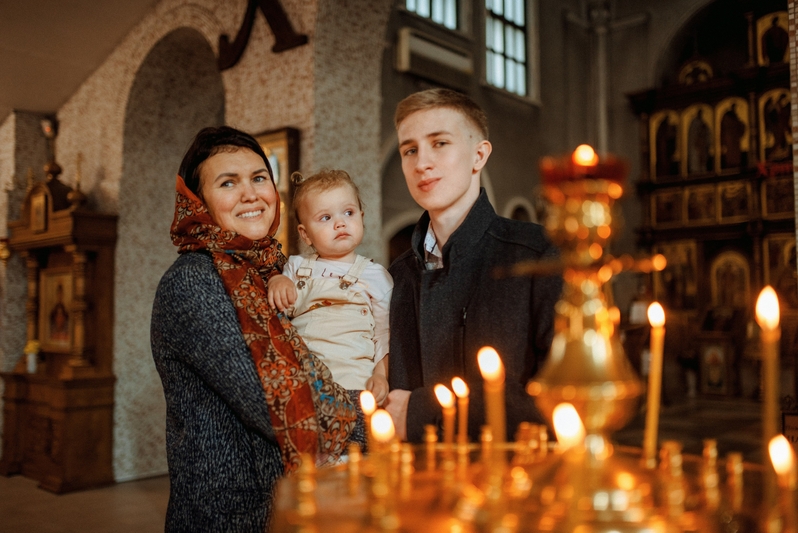 Крещение Софии. Семейный документальный фотограф в Волгограде Мариэта Додина