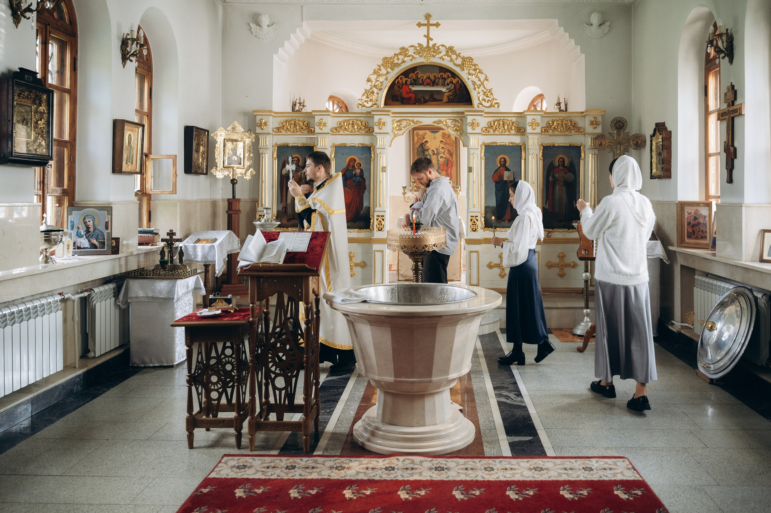 Крещение Артура (Храм Марии Магдалины). Семейный фотограф в Минске Дарья Дреко