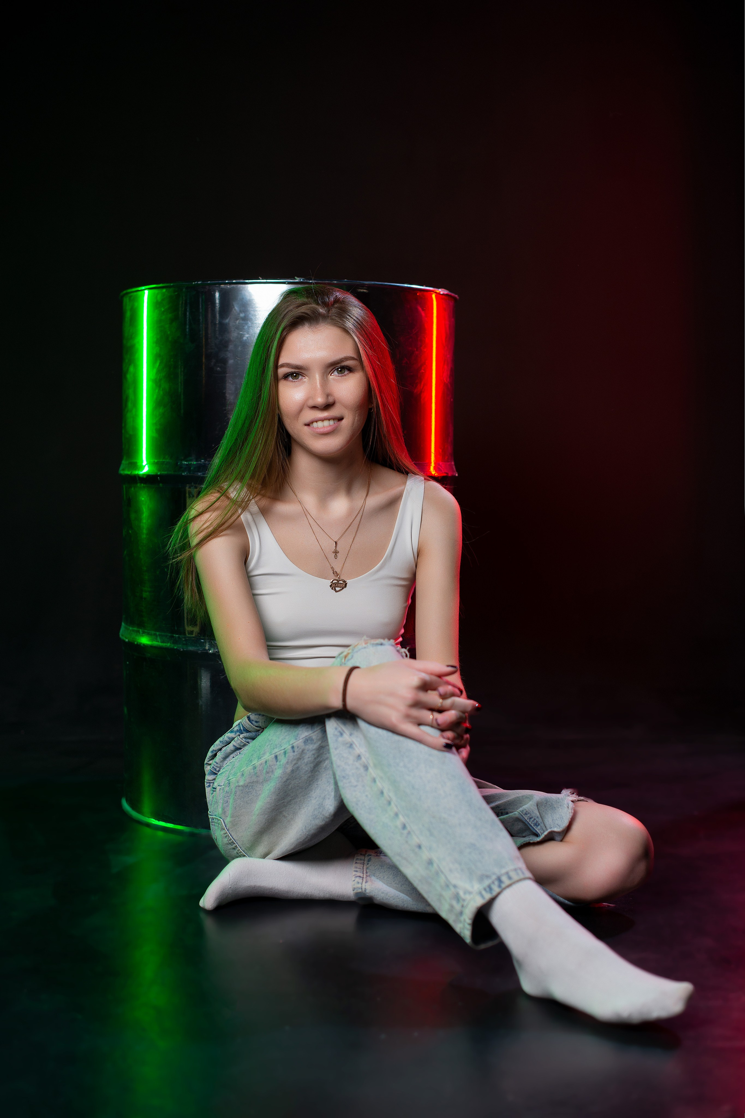 Ксения в фотостудии Black & White. Творческий фотограф Вологда