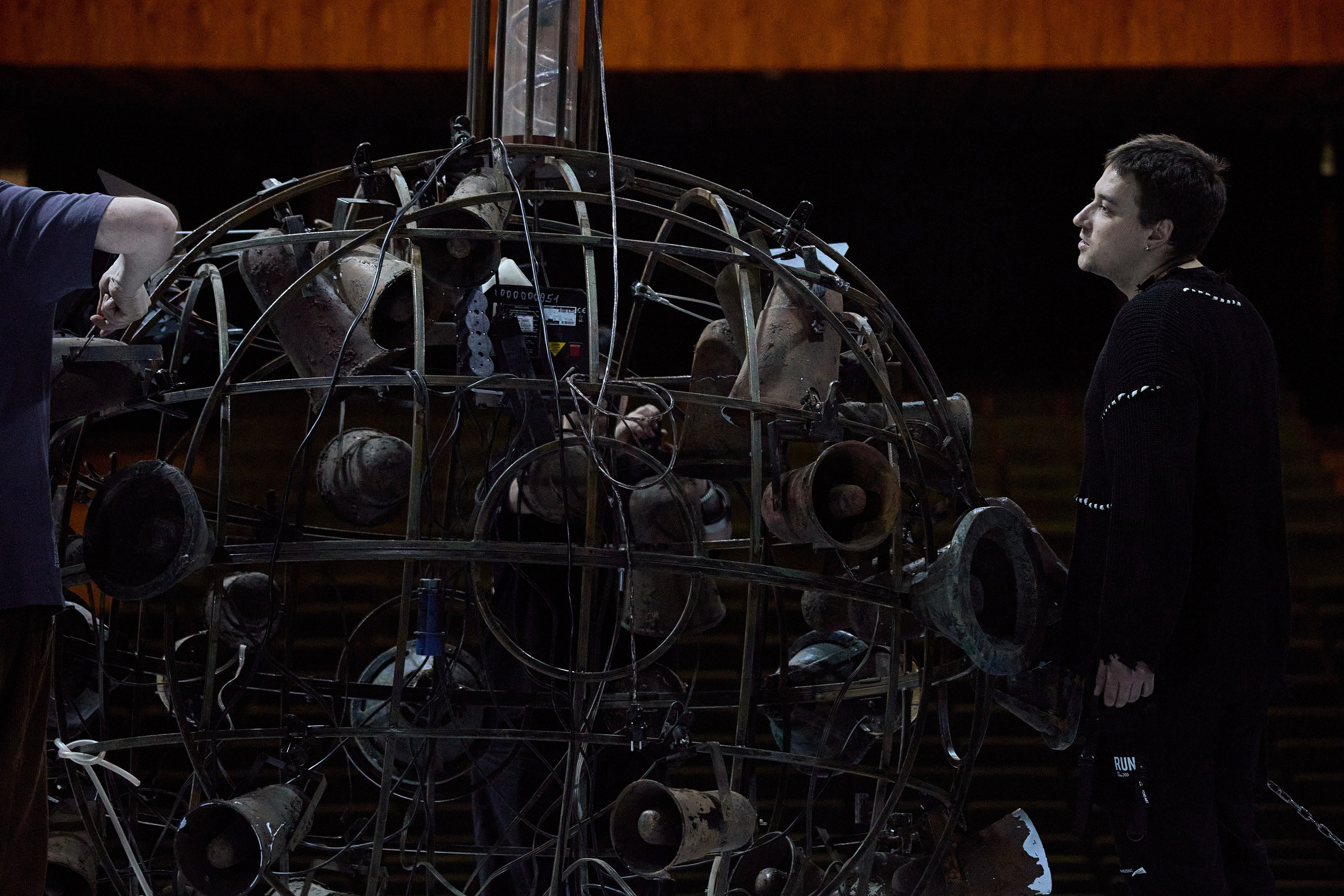 Монтаж спектакля Двойник. Фотограф Юлия Маринина