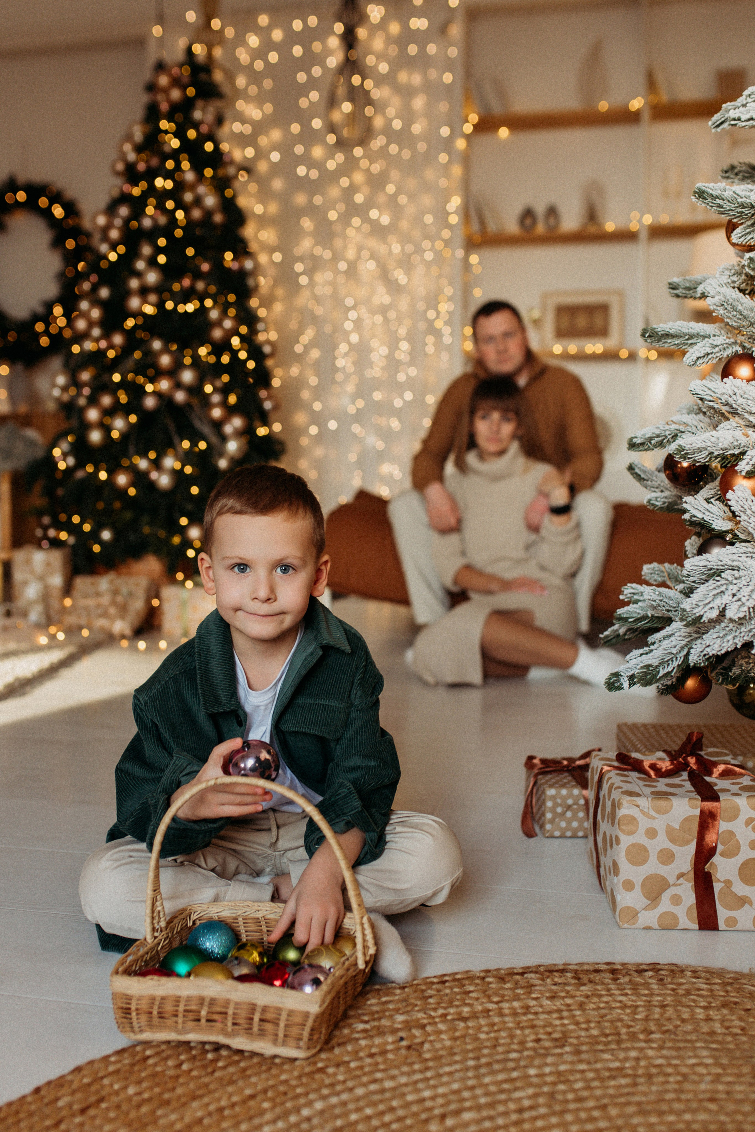 Семейная Новогодняя в студии. Фотограф Тверь. Свадебные, семейные, индивидуальные фотосессии