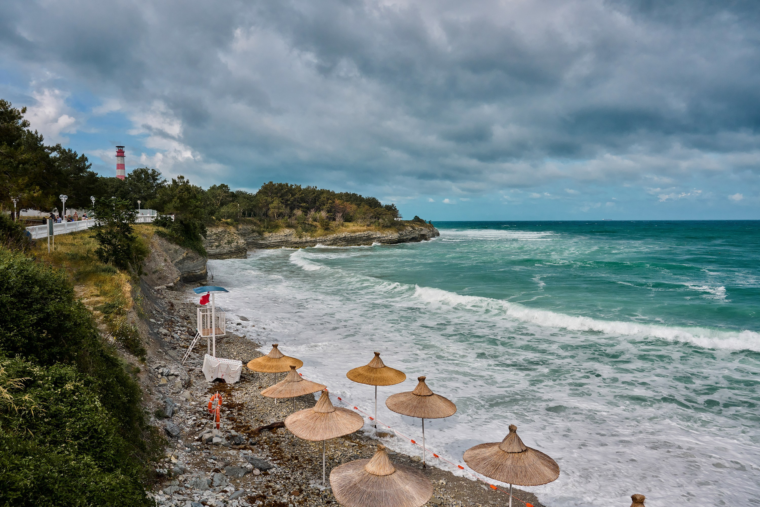 Геленджик, набережная, мыс Толстый