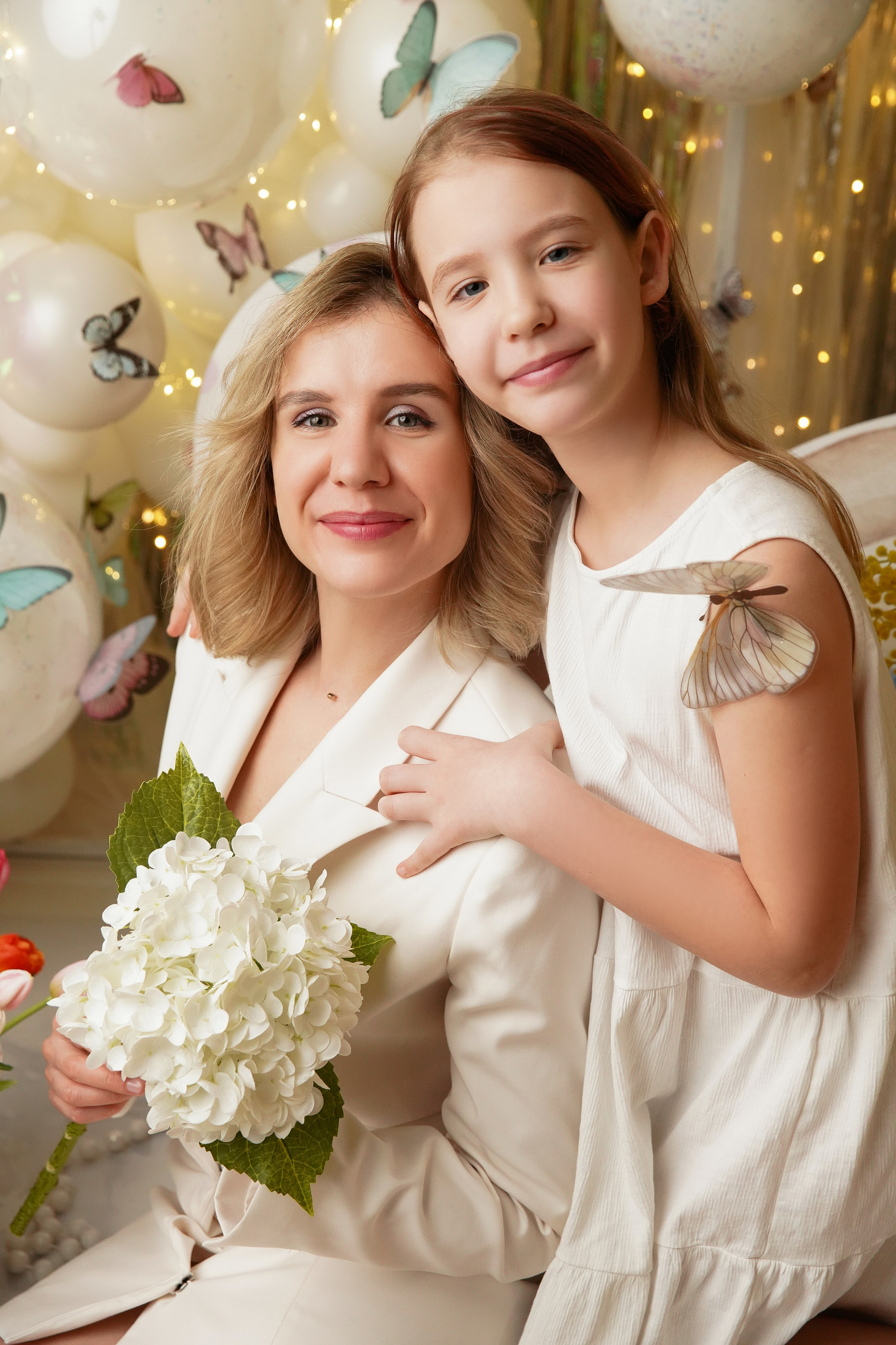 Мама и дочь. Фотограф новорожденных. Семейный и детский фотограф в городе Сургуте