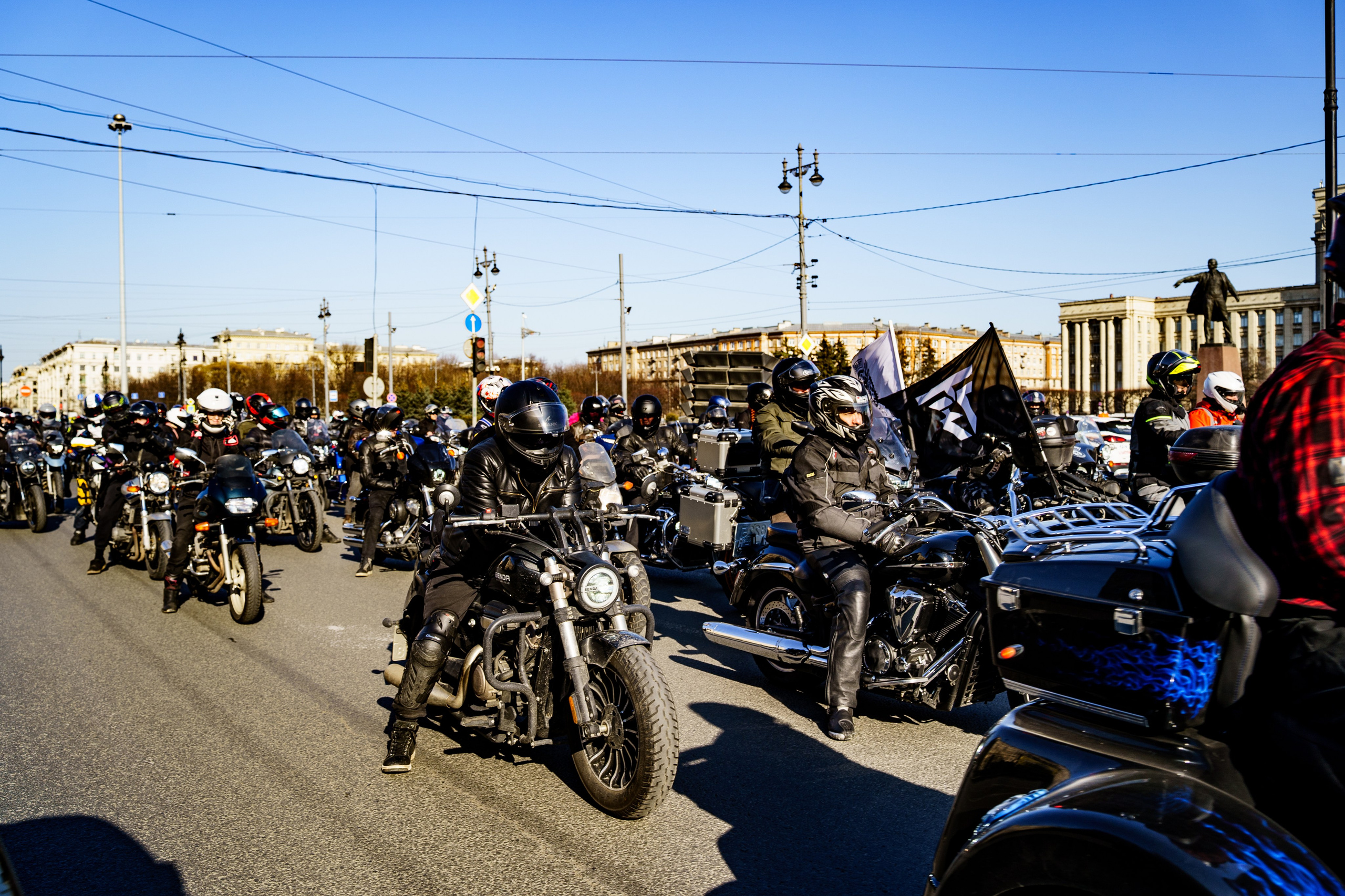 Прохват мотоклуба Norman Riders ч.1. Концертный и репортажный фотограф в Санкт-Петербурге Слава Пахомов