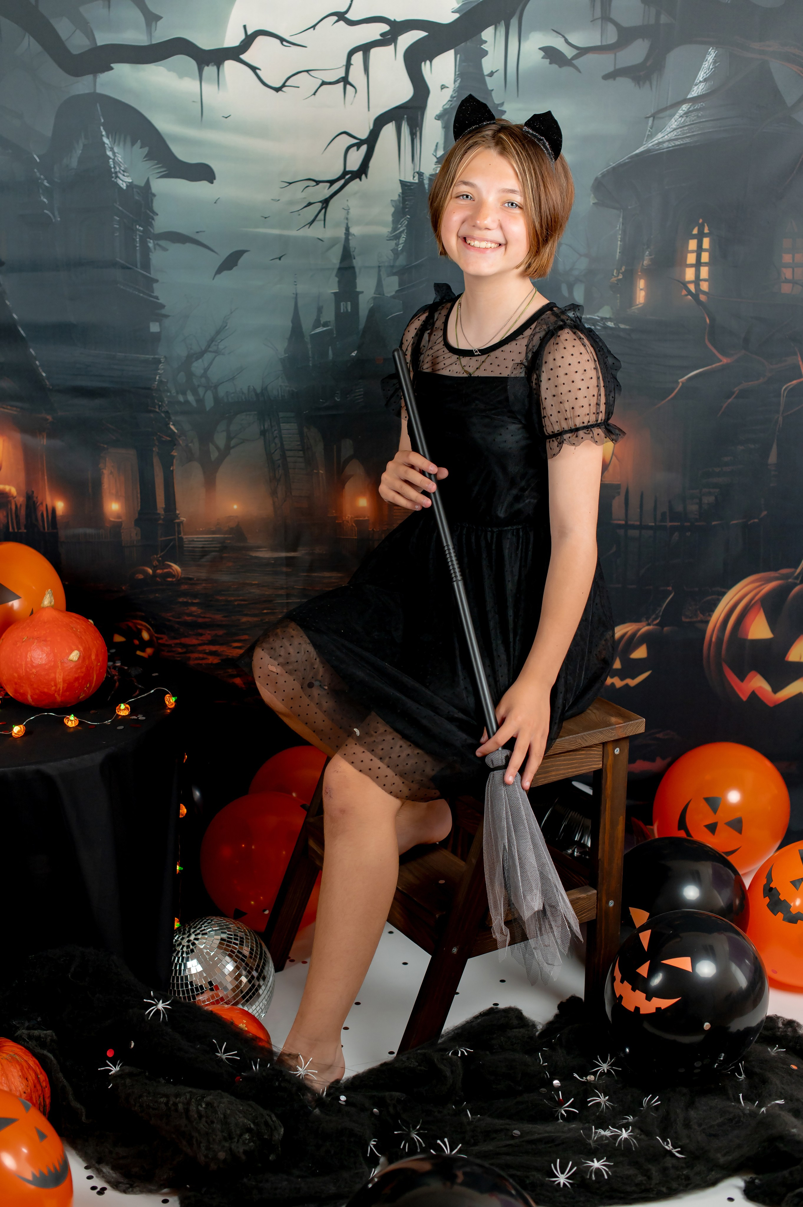 Halloween. Детский и семейный фотограф Эльмира Веселова. Детская фотостудия Мира. Фотосессия на годик