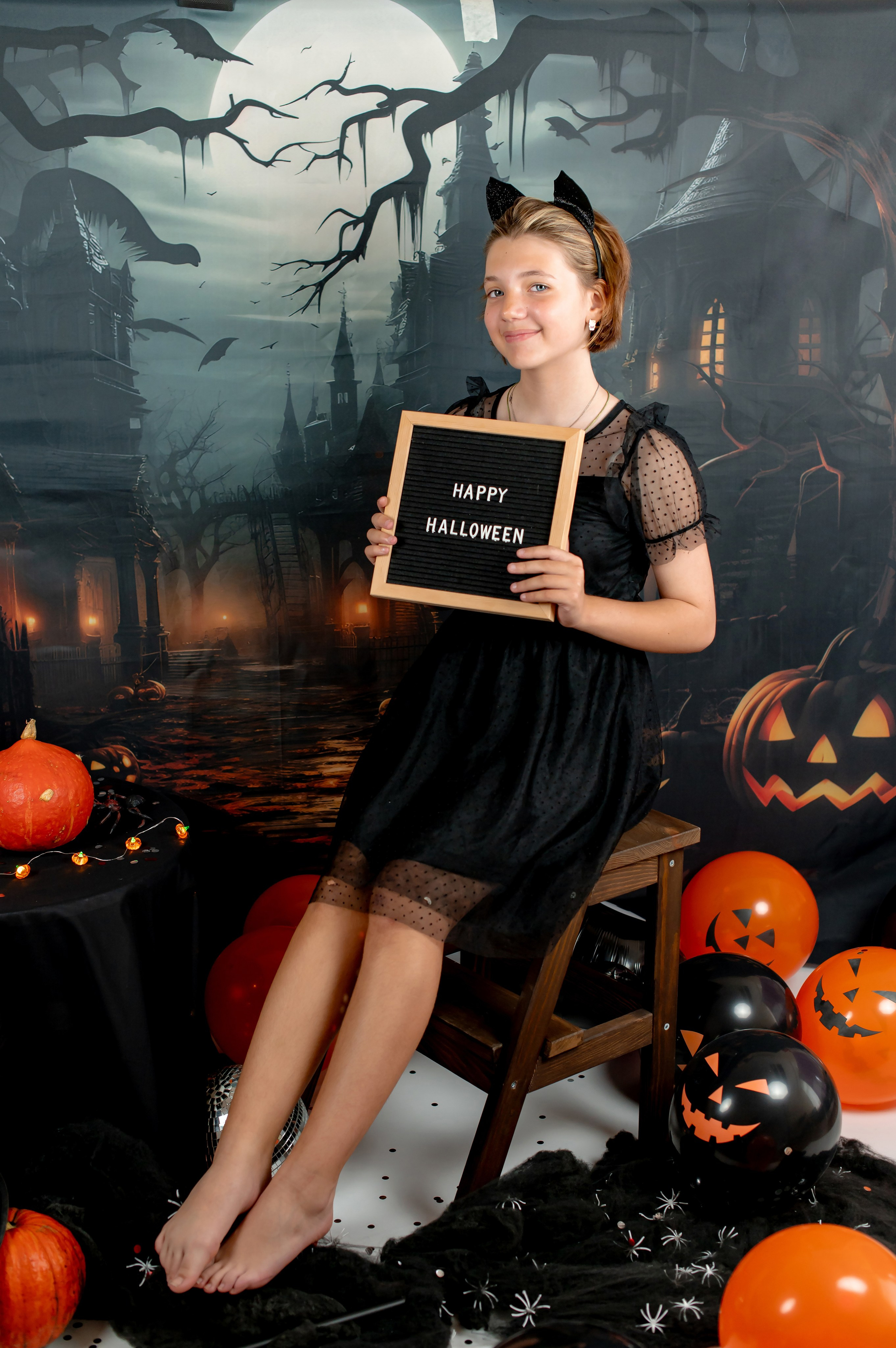 Halloween. Детский и семейный фотограф Эльмира Веселова. Детская фотостудия Мира. Фотосессия на годик