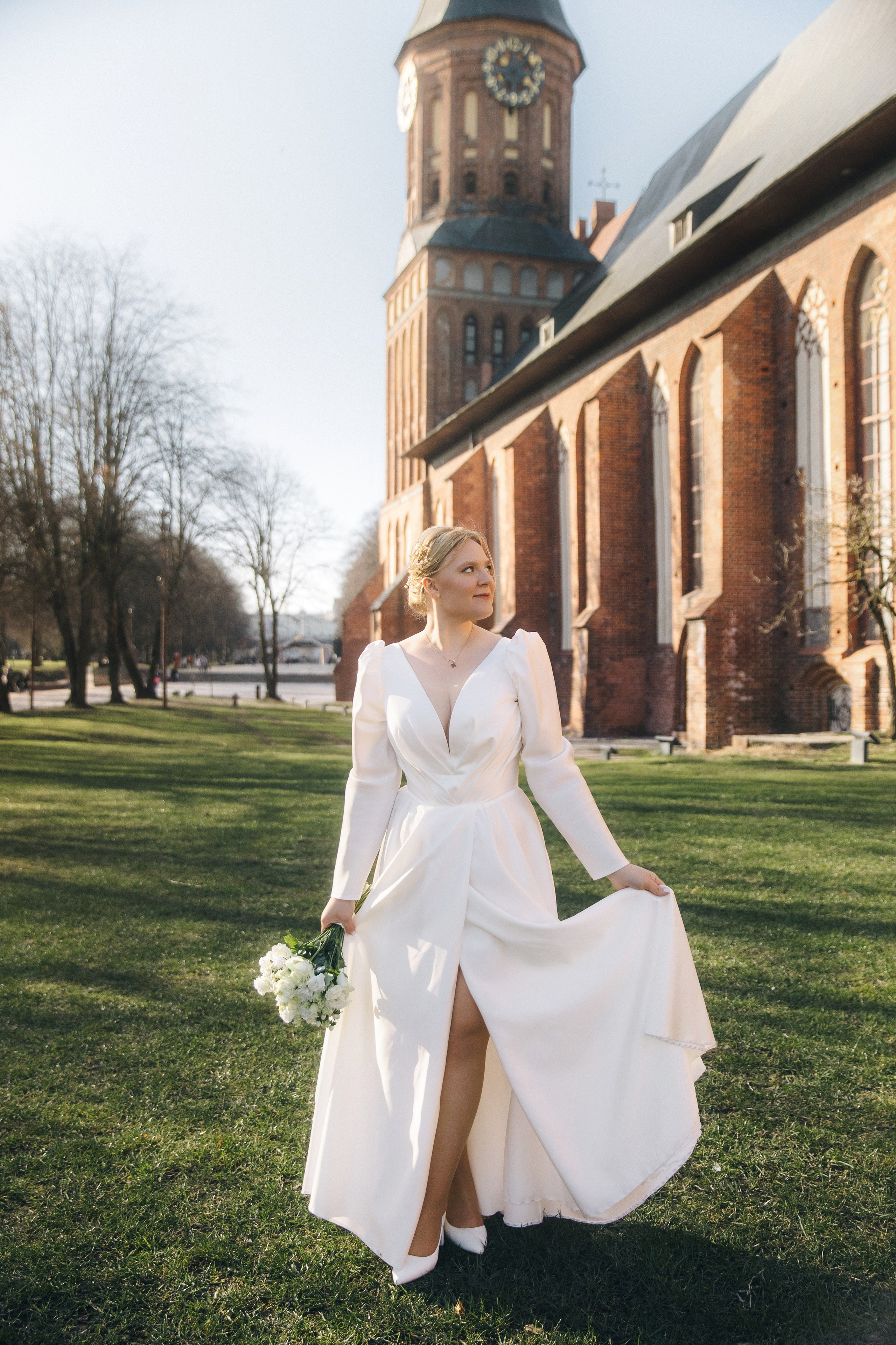 Свадебная фотосессия на закате на море. Свадебный фотограф в Калининграде Мария Ямышева