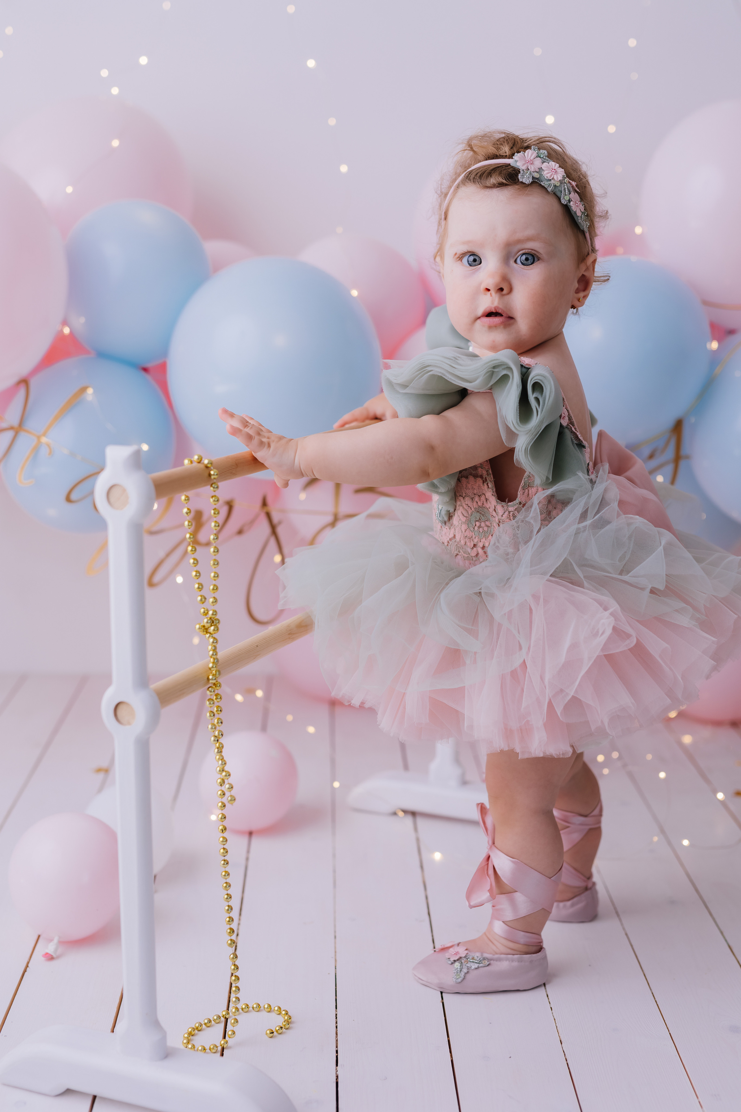 Первый тортик Балерина Новый. Семейный фотограф Обнинск