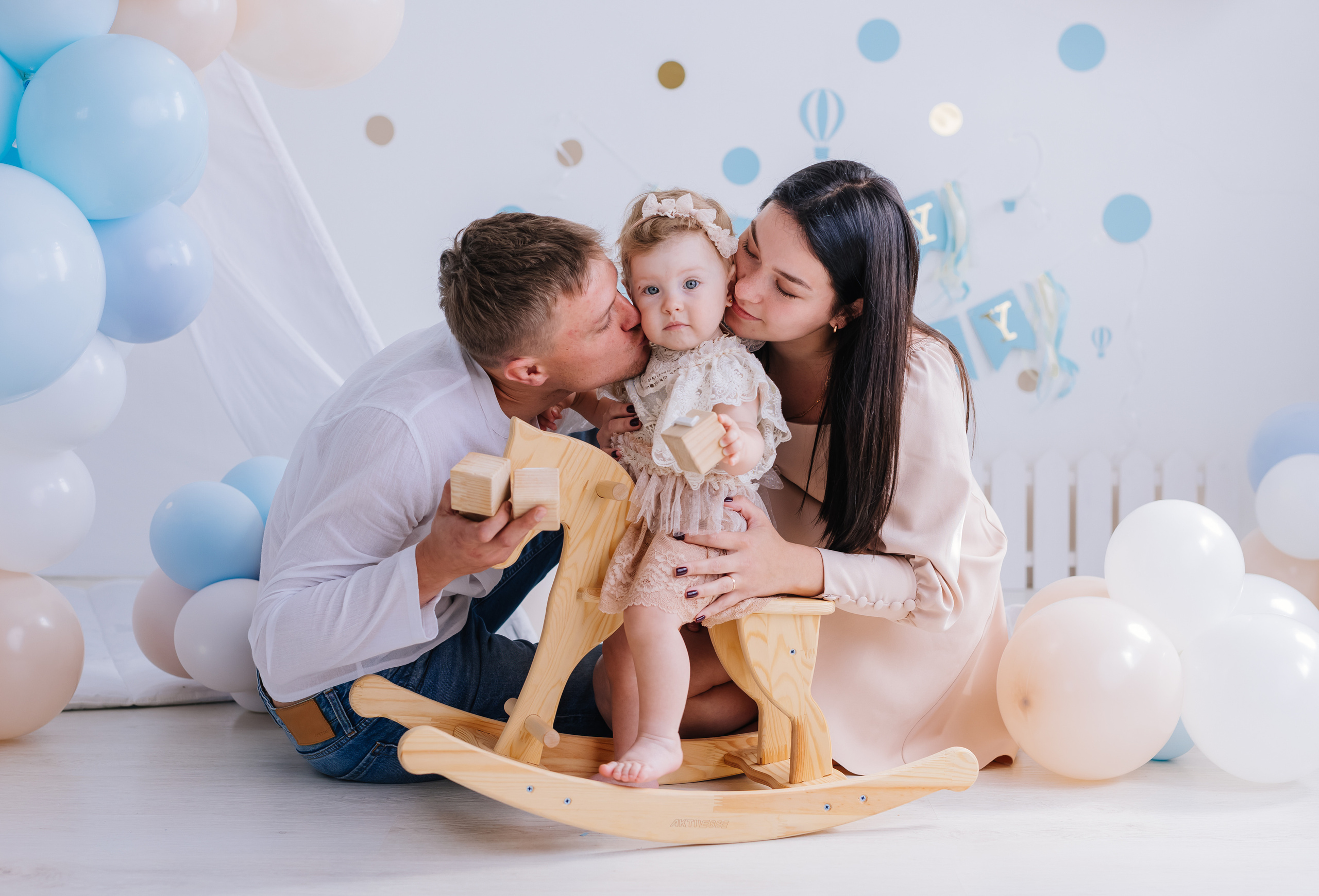 Первый тортик Балерина Новый. Семейный фотограф Обнинск