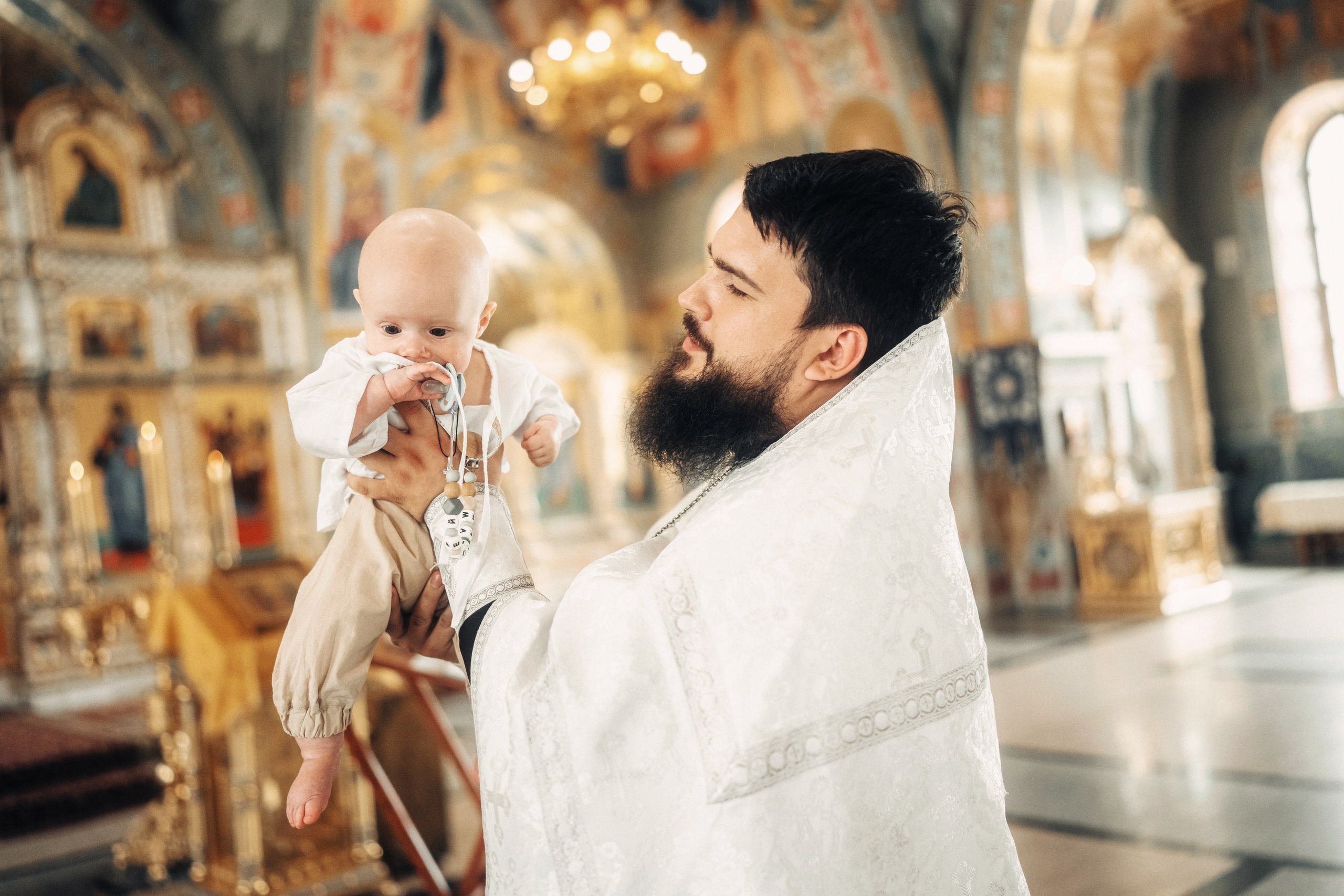 Крещение в храме Всецарица. Свадебный и репортажный фотограф в Воронеже Роман Янко