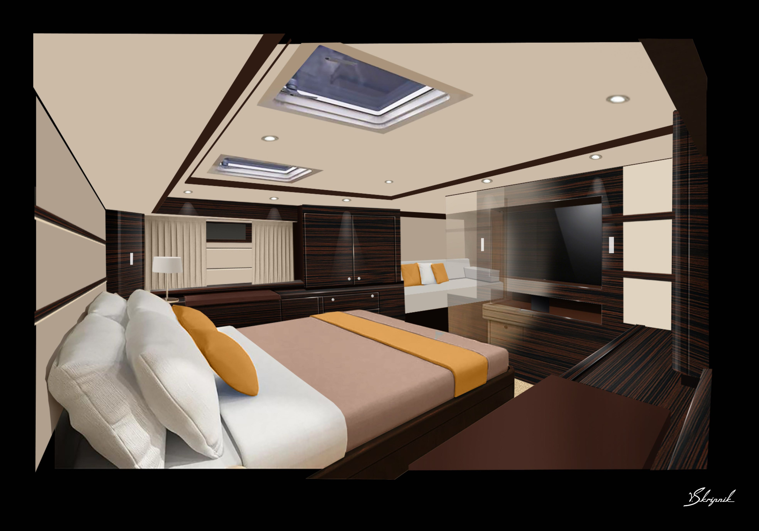 Индивидуальный дизайн парусной яхты Oyster 625. Design Yachts and Cars