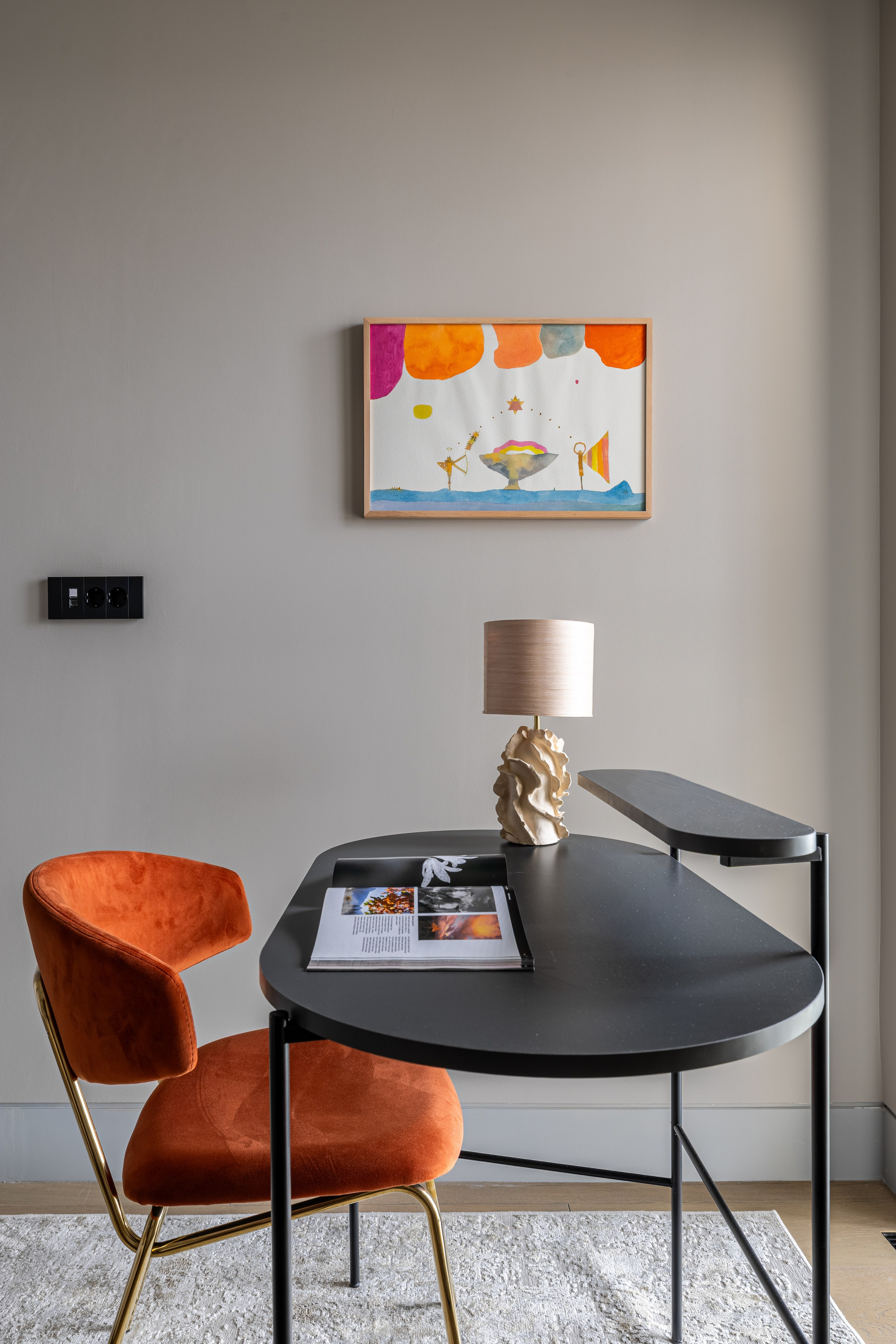 Лаконичный calm modern с арт-деталями в ЖК «Поклонная 9». Veselinskiy| Интерьерный фотограф | Москва