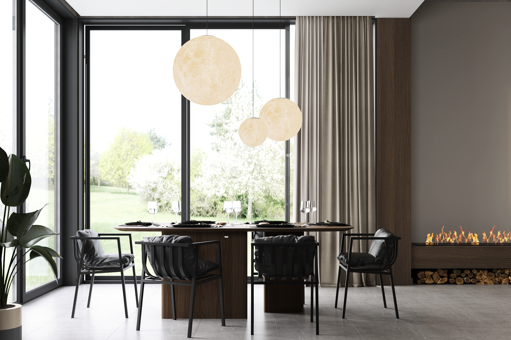 Дом 200 м. кв. 1й этаж, общие пространства. Студия Дизайна интерьера Tsvetdesign. Дизайнер в Санкт-Петербурге