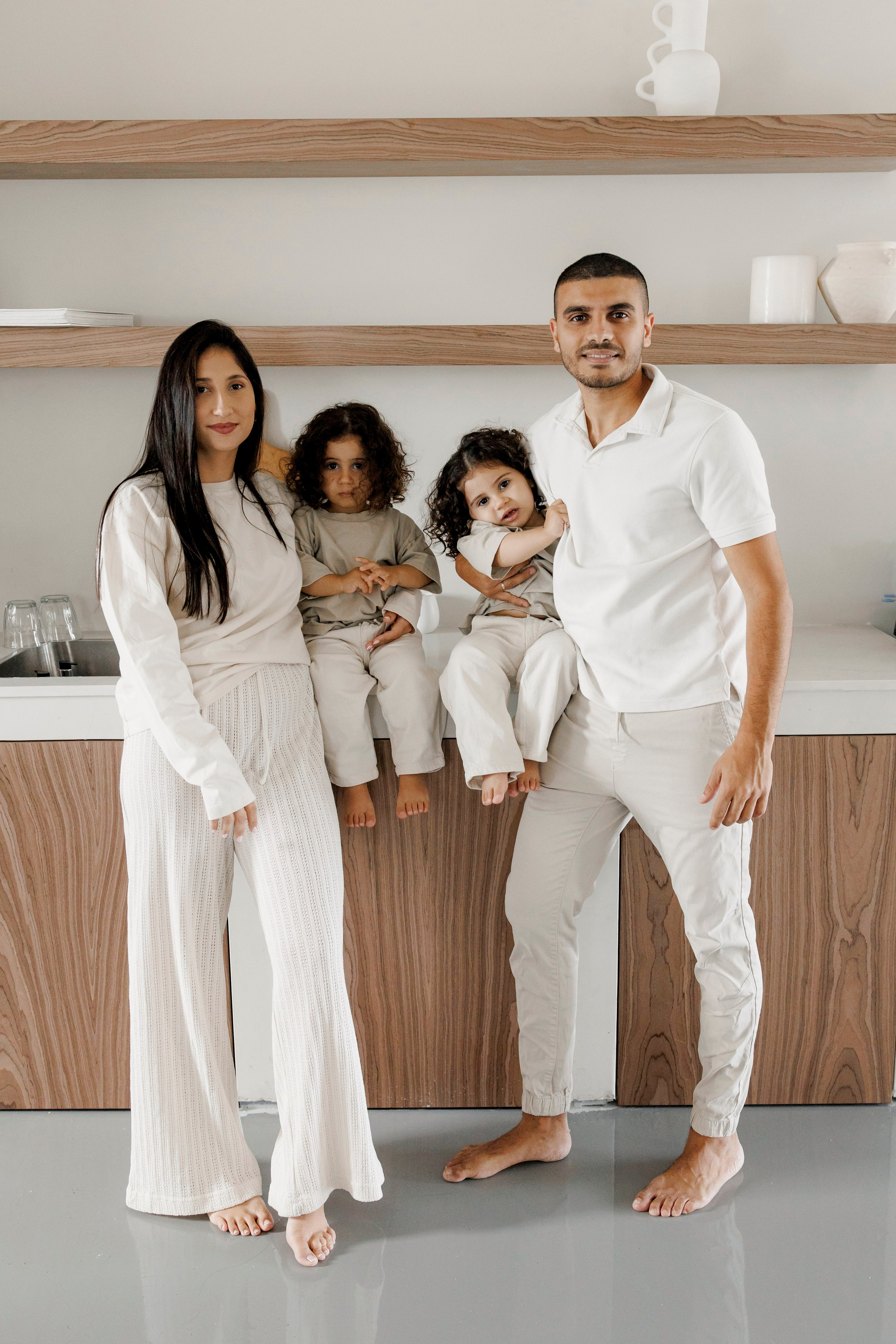 Family photoshoot inside the studio in Hadera. Wedding and family photographer