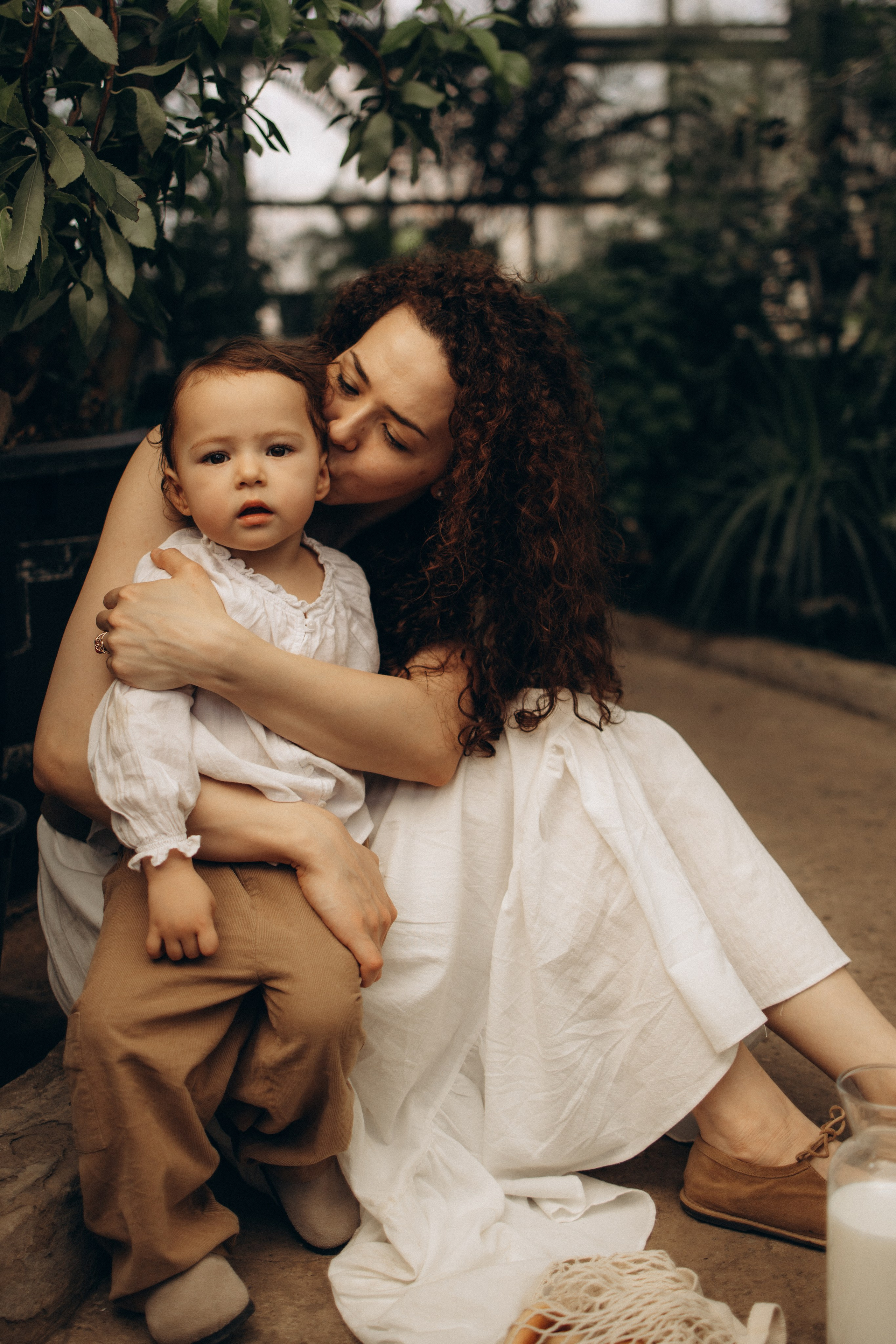 Прогулка по оранжерее. Семейный фотограф в Москве Ксения Аганина