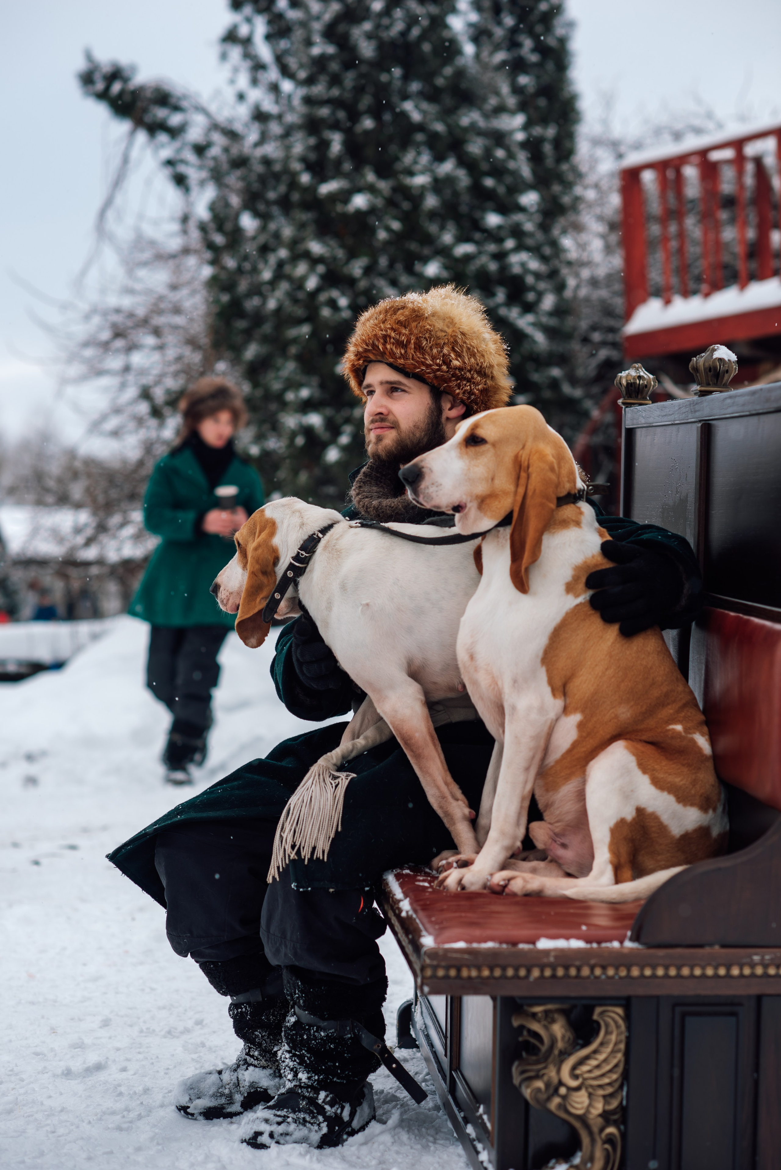 Зимняя парфорсная охота. Фотограф Диана Вальтер