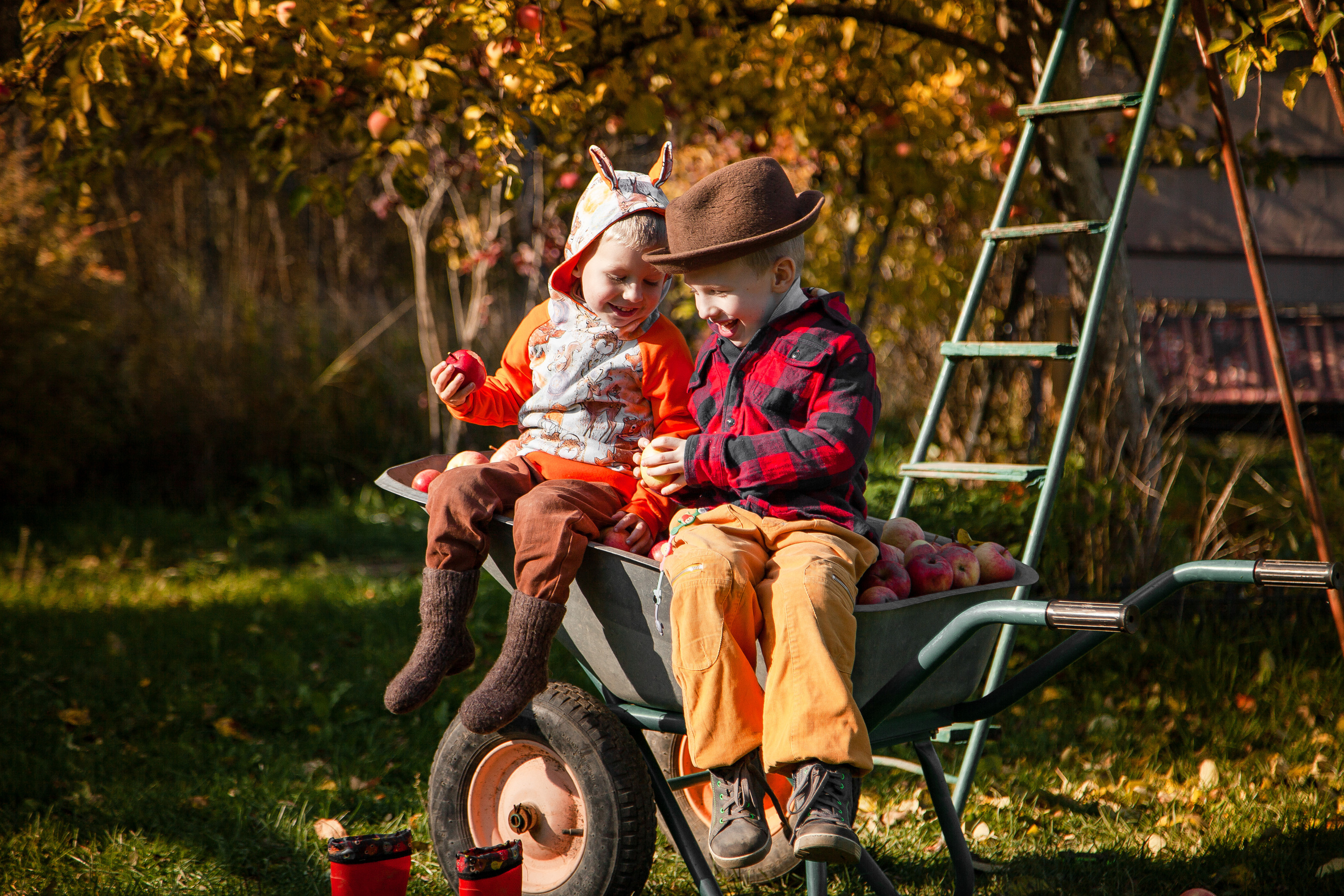 Сбор урожая. Детский и семейный фотограф в Санкт-Петербурге Елизавета Сорокина