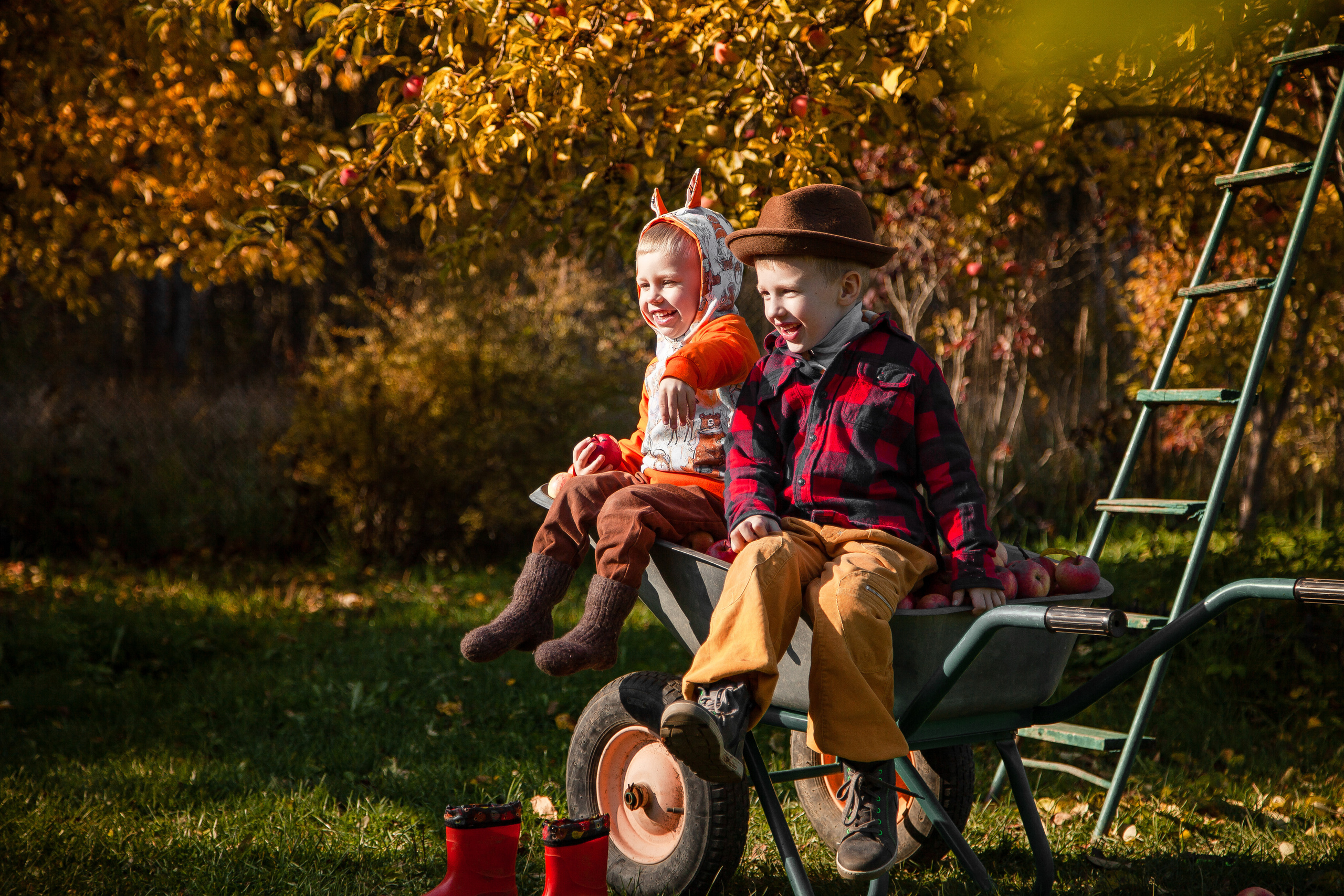 Сбор урожая. Детский и семейный фотограф в Санкт-Петербурге Елизавета Сорокина