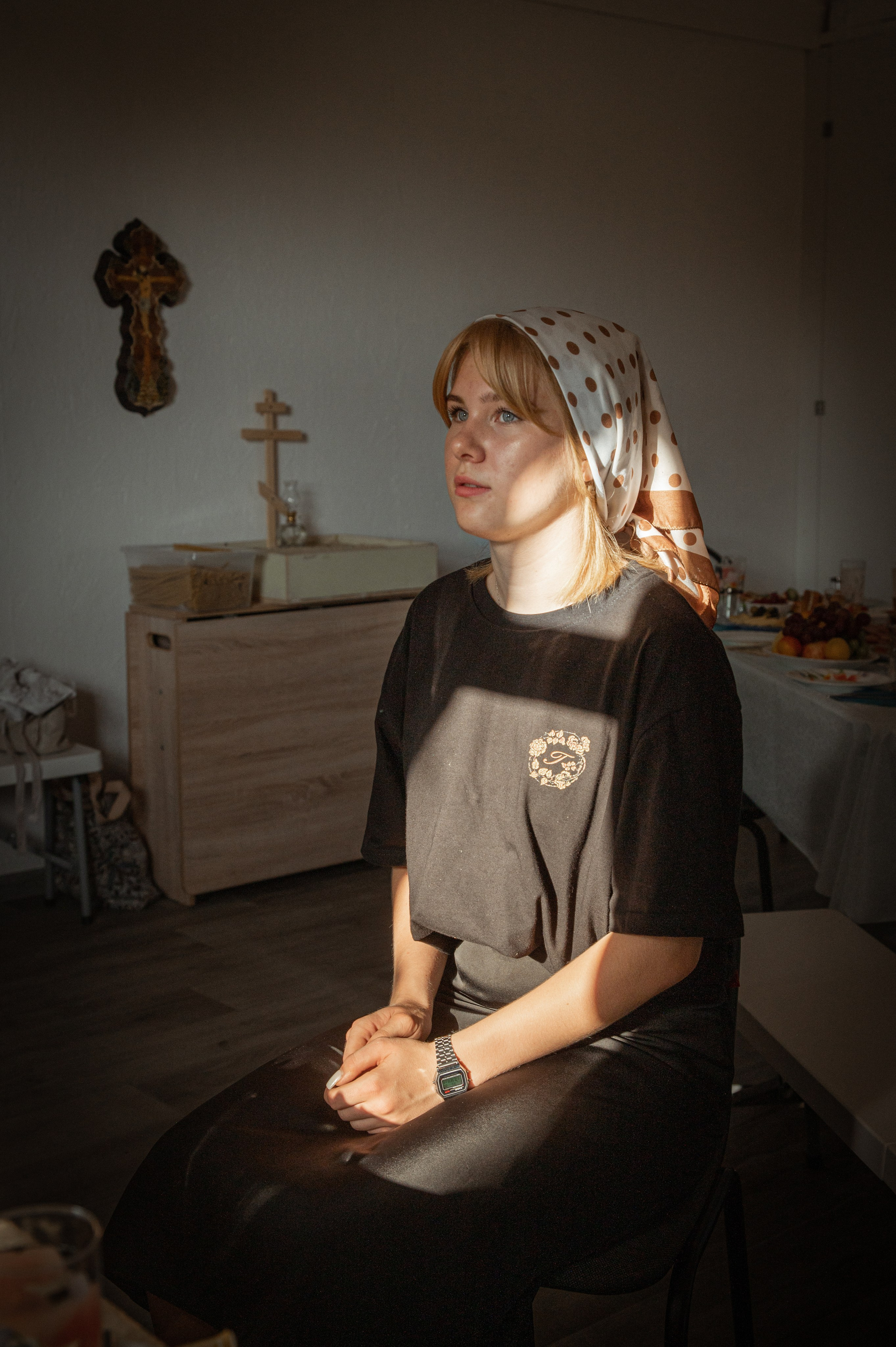 Освещение купола в храме Казанской иконы Божьей Матери х. Закутский. Церковный, семейный и репортажный фотограф Волгоград, Волжский