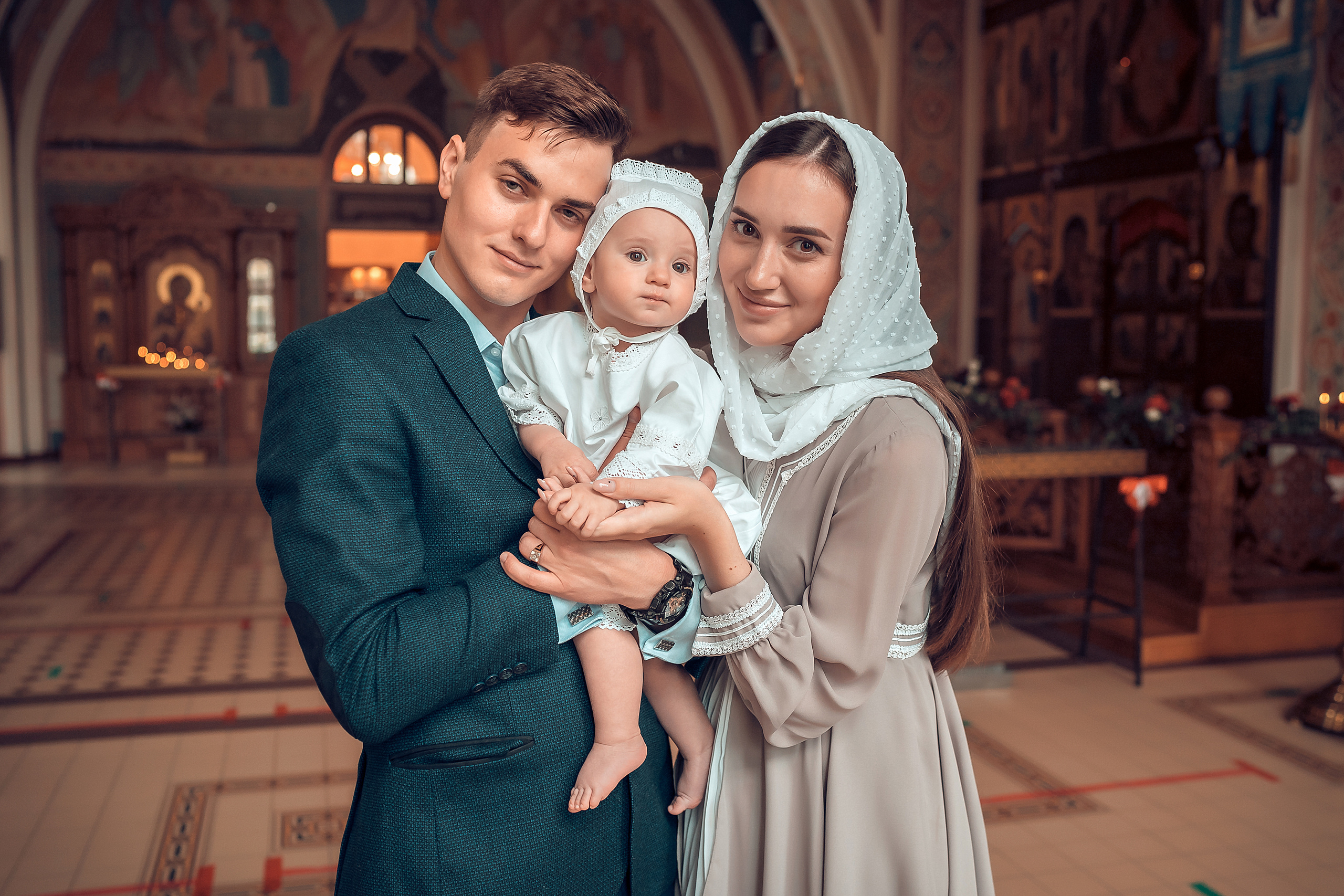 Крещение ребенка в Красноярске, Иоанна Предтечи. Фотограф на Крещение и Венчание в Красноярске Рамазанова Юлия