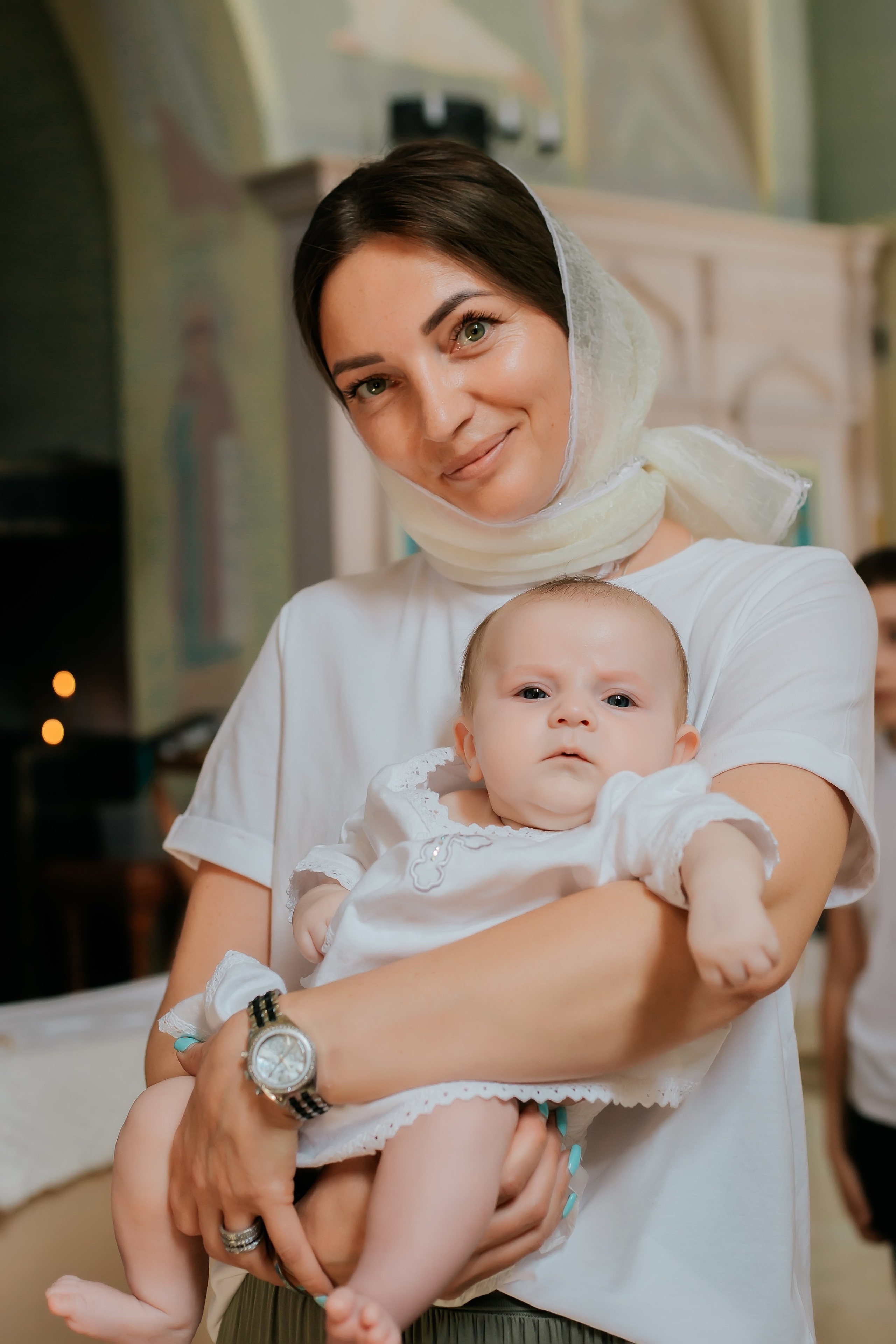 Крещение Валерии. Школьный и детский фотограф Старожилово