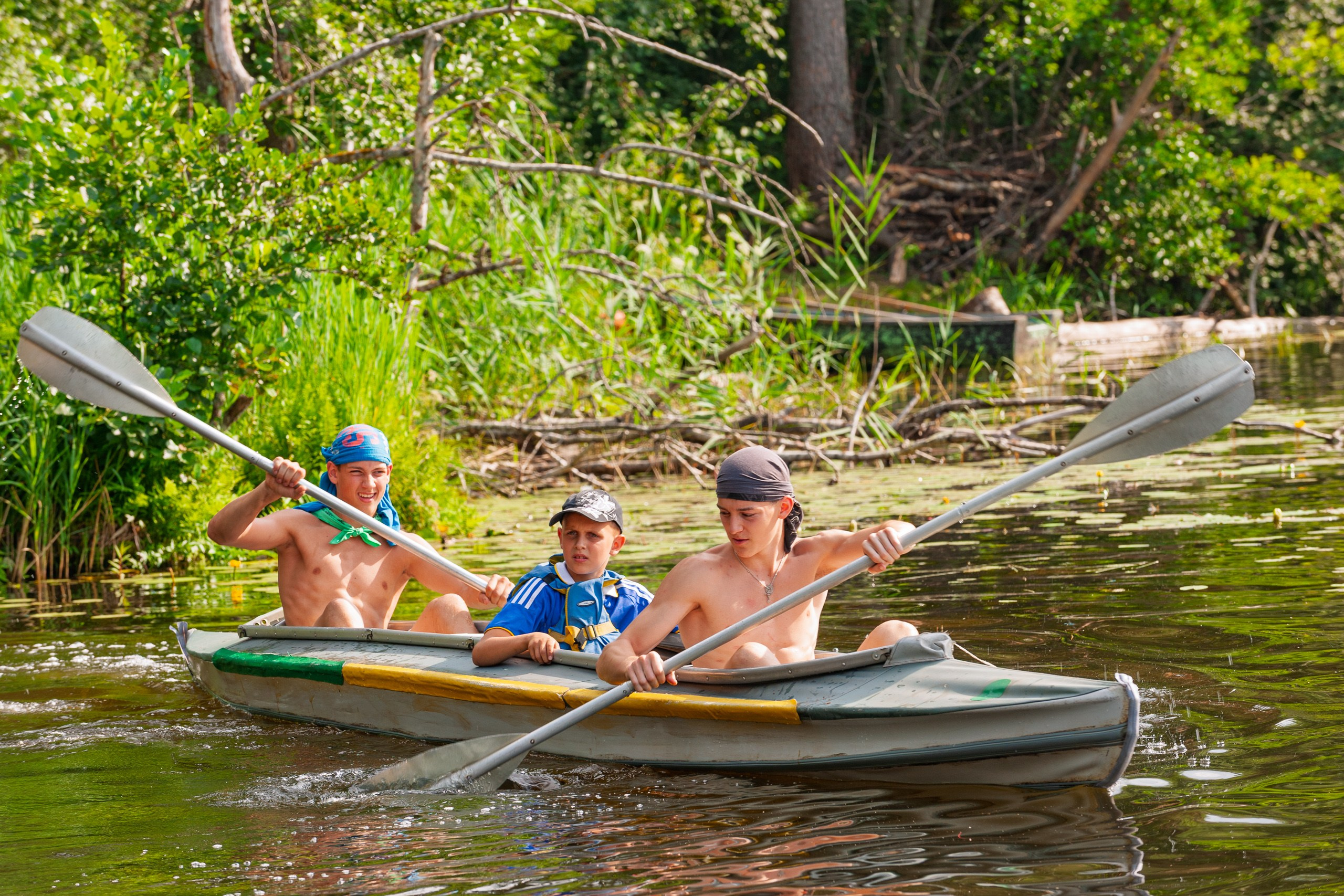 Летние тренировочные боры Школы Боевых Искусств «МОН», Валдай 2011 г. Валдайская кругосветка, байдарки