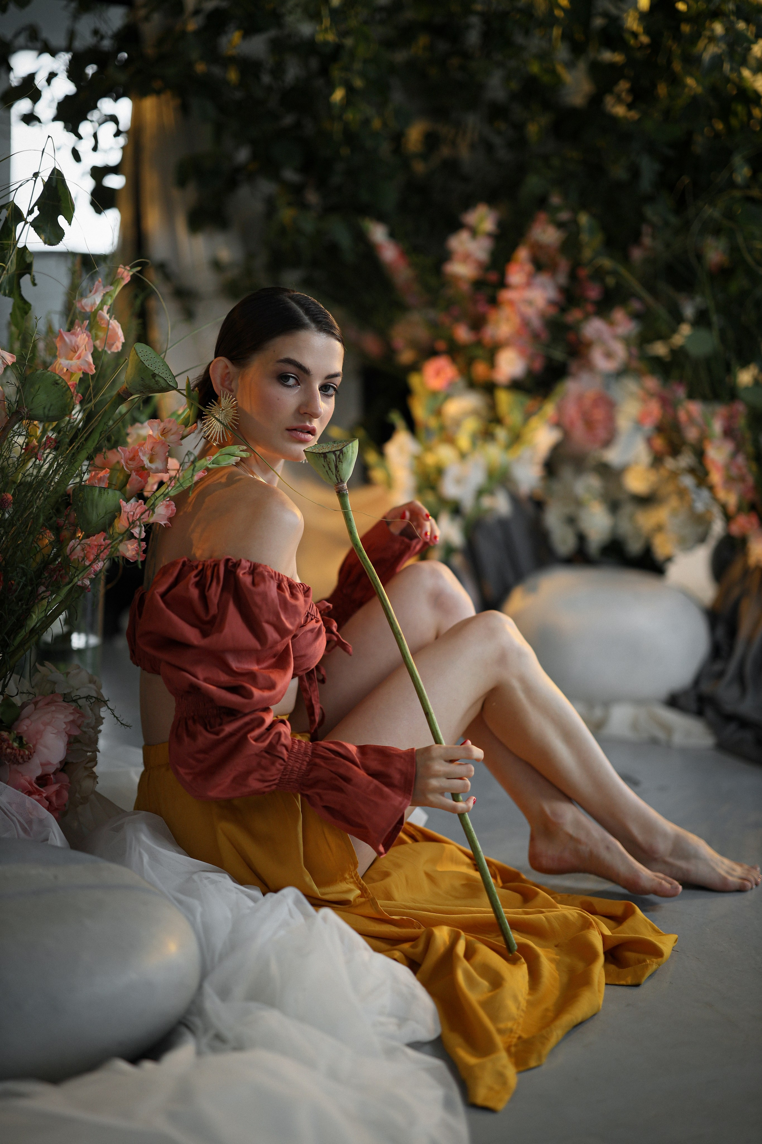 Фотосессия с цветами. Свадебный и семейный фотограф в Абхазии Жанна Соснина