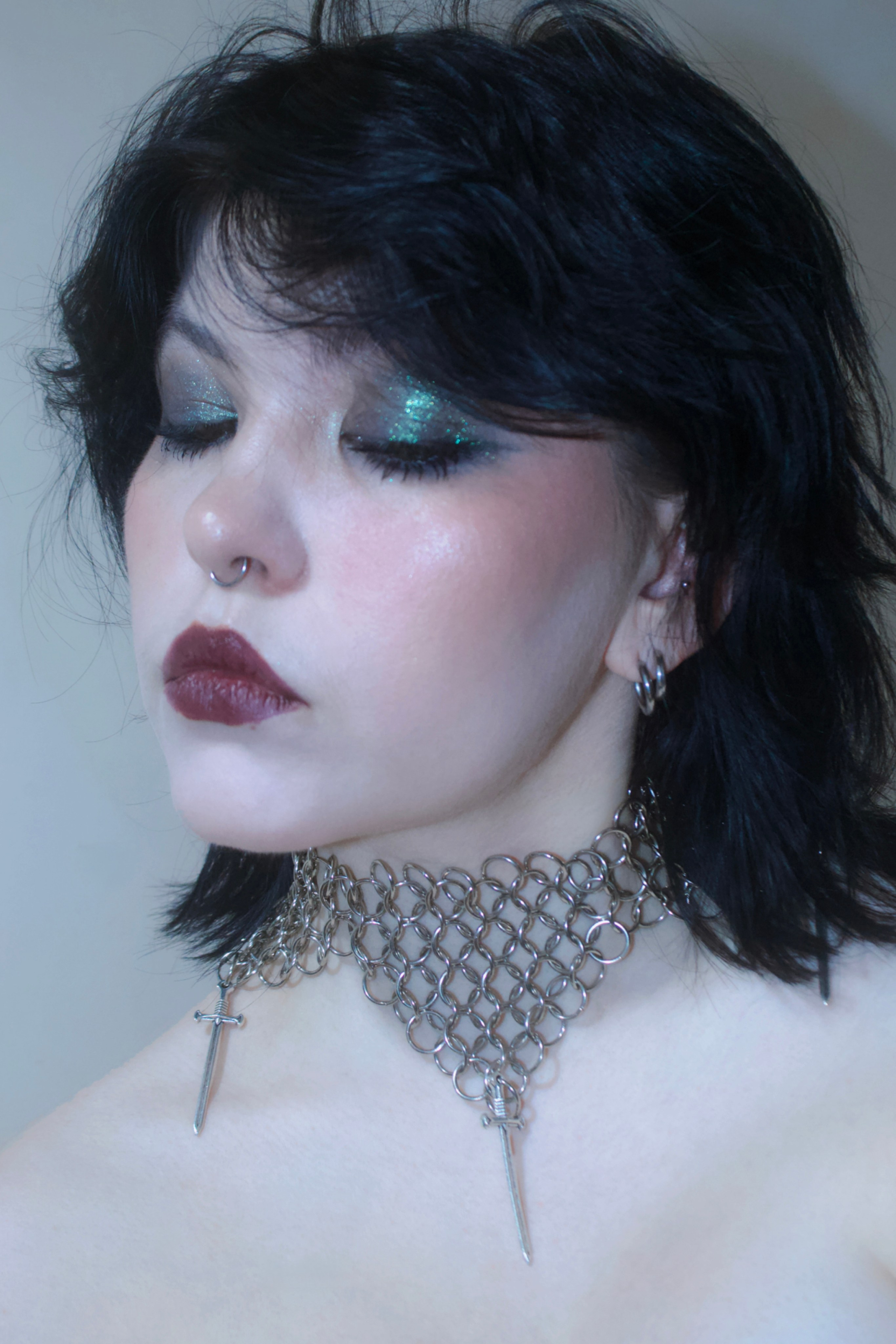 Чокеры из кольчуги. Украшения из кольчуги в Москве Соня Спросонья